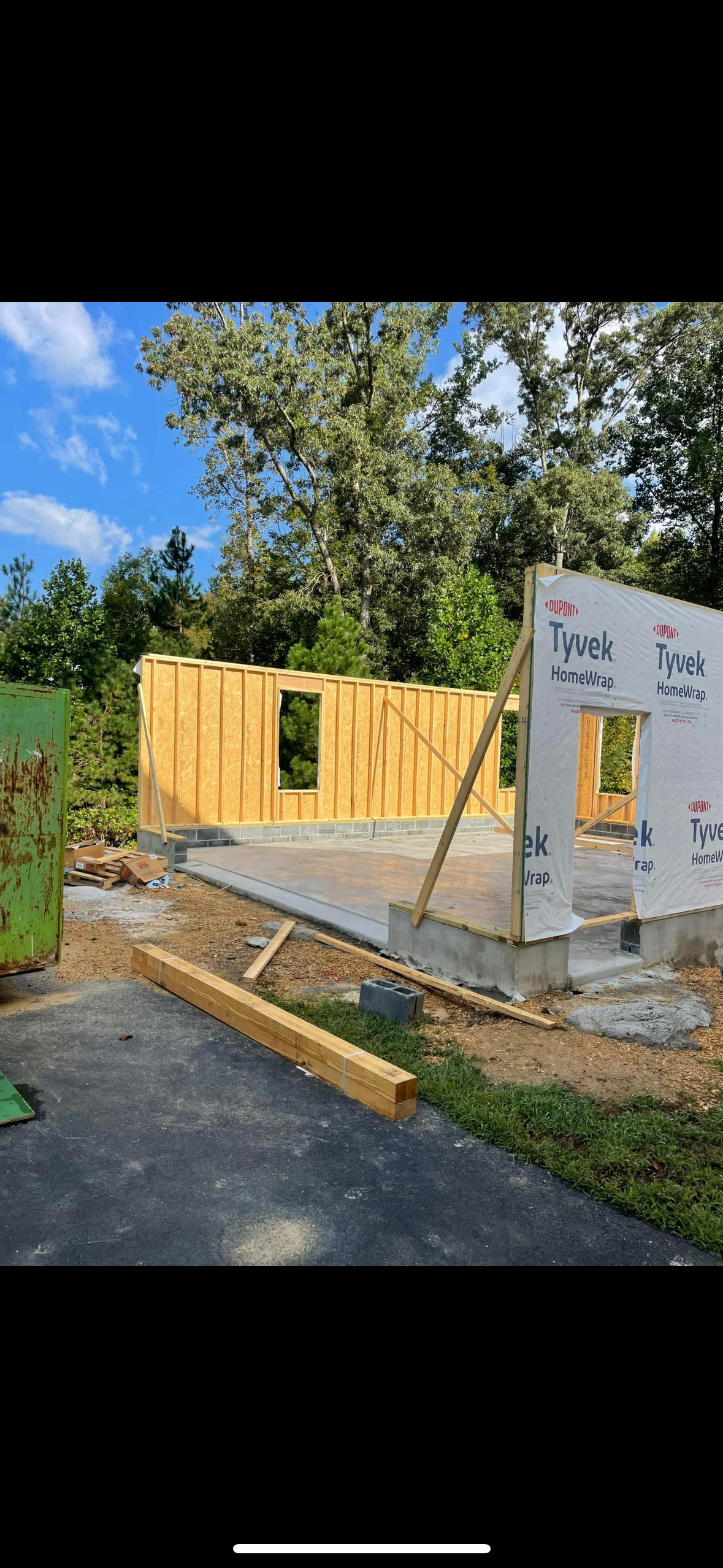 Framing of Detached Garage
