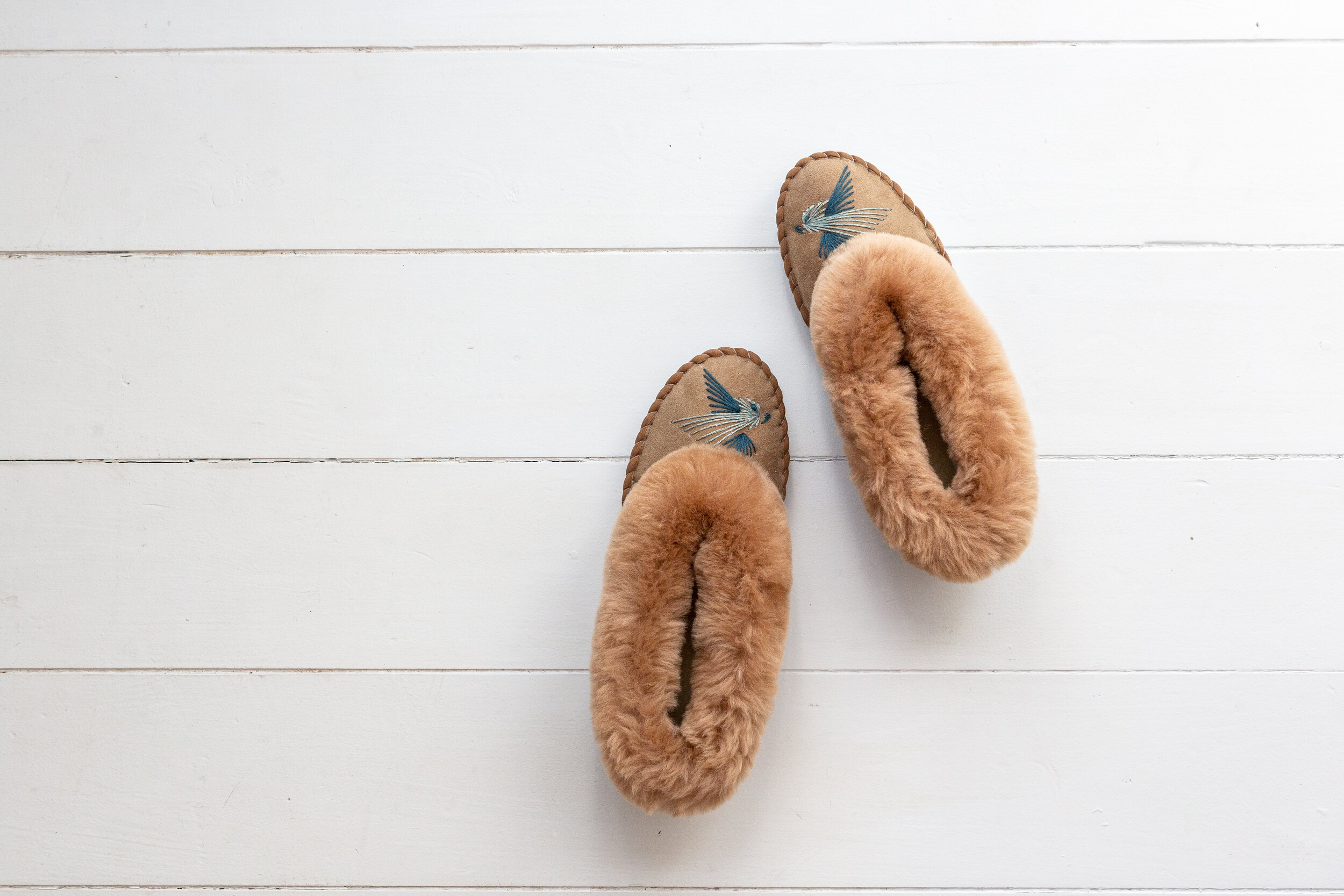 The Small Home Lovebirds Moccasins in blue £48.jpg