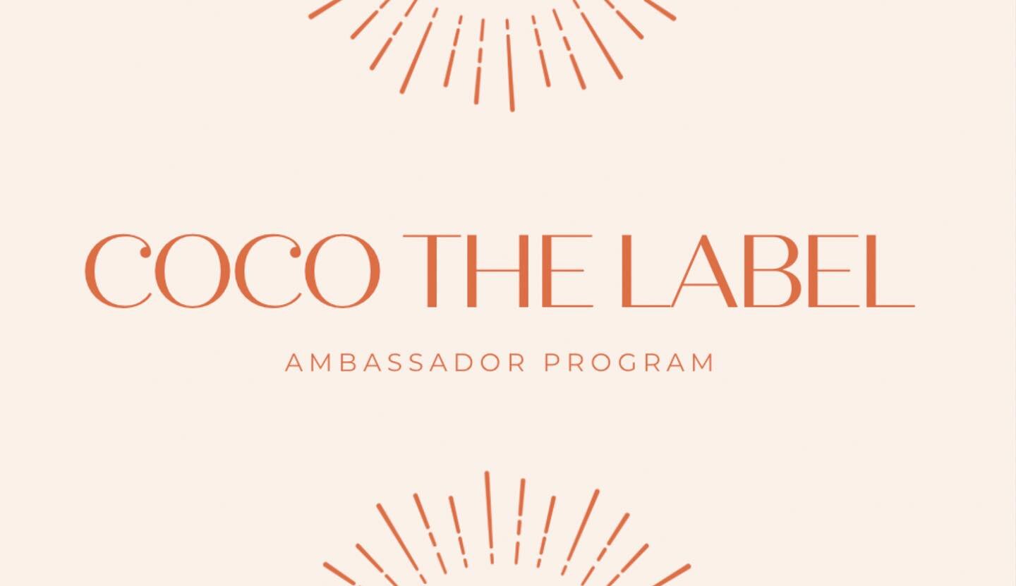 🌟 Super Exciting News!! 🌟 We're thrilled to announce our Brand Ambassador Program at Coco The Label. If you're a style guru and love sharing your fashion adventures, join our squad now! Learn all about it by following the link. 

https://www.bycoco