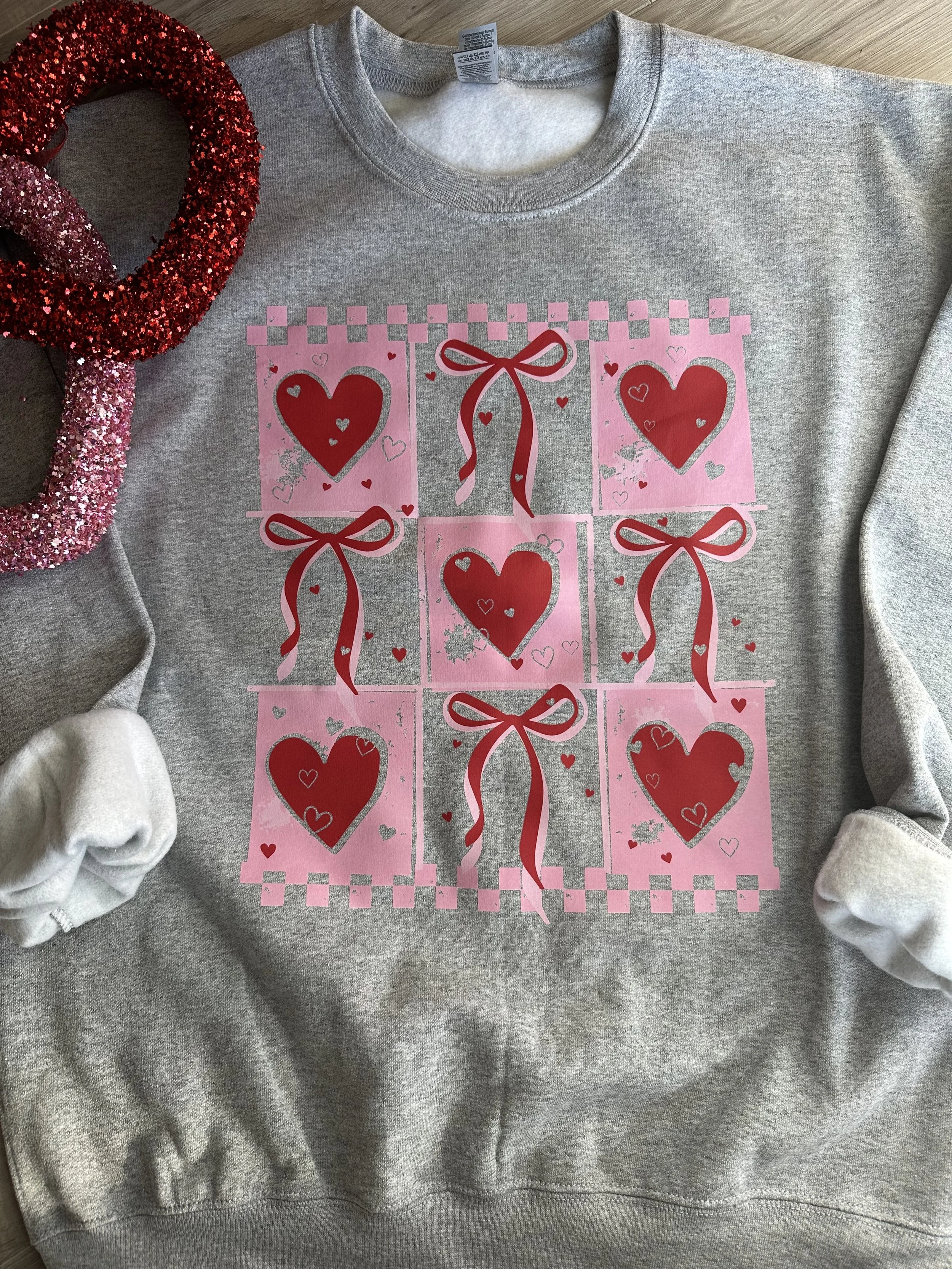 Sweetheart Bow Sweatshirt