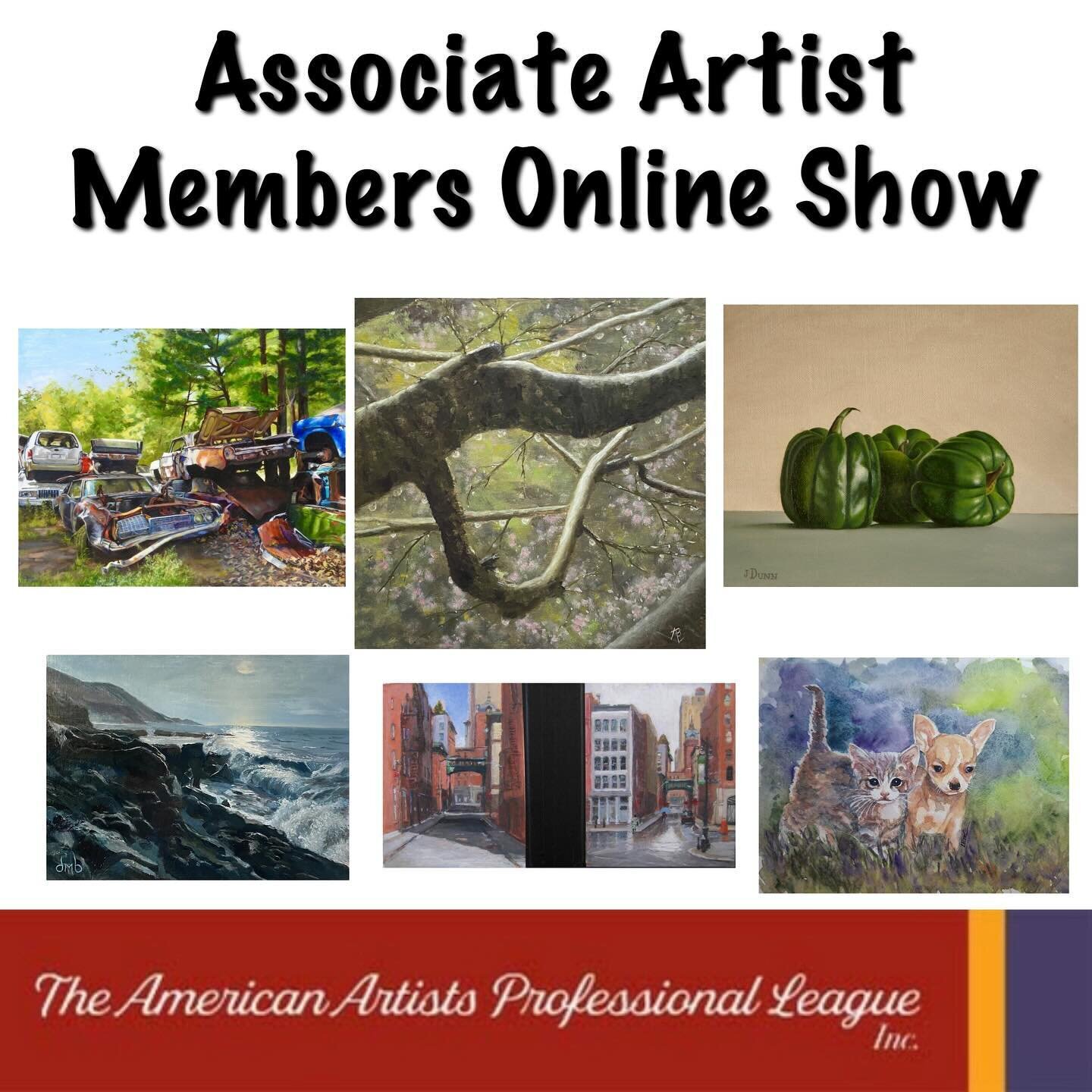 We have two shows happening right now, one in person and one online.  Realism on the Hudson is in person and The Associate Artist Members Online Show is, well, online!  Here are some images of works in that show and they are for sale!  Click the link