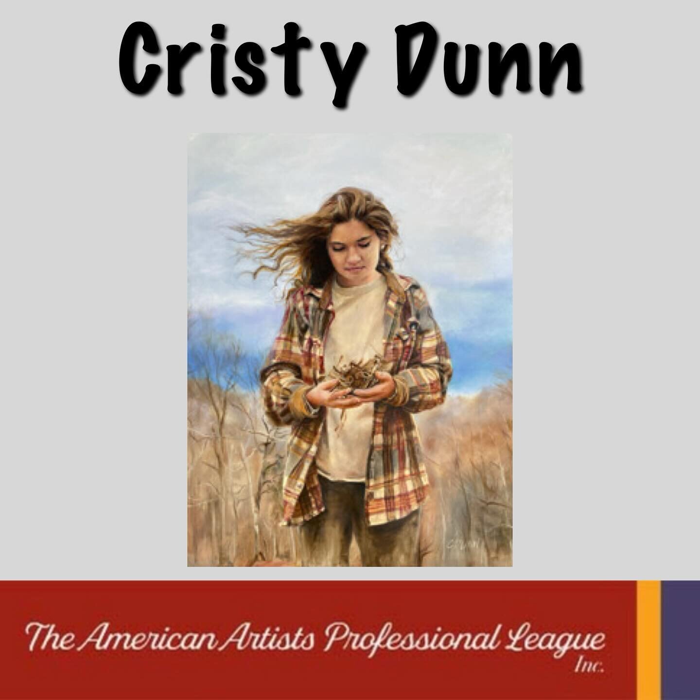 Artist Spotlight!  Today the American Artist Professional League proudly presents member Cristy Dunn.  In her own words&hellip;

My paintings and murals tell the stories of Makers and of the power of the Arts to uplift the human spirit. I create&nbsp