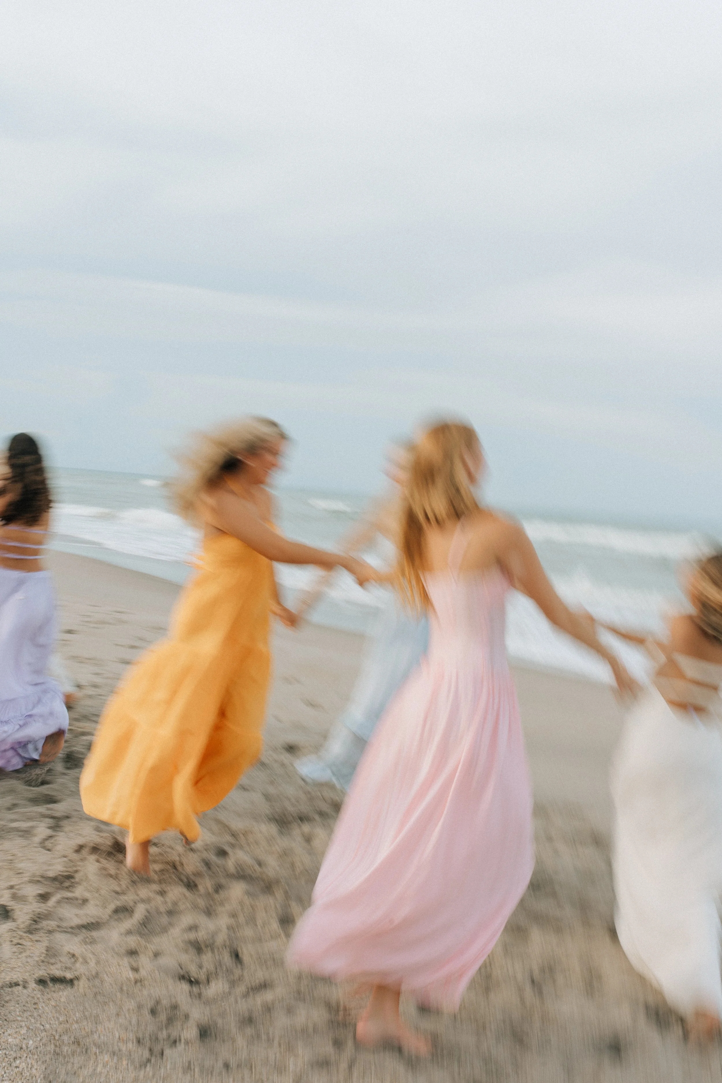 Nicole Turner Photography's senior rep team girls in Melbourne Beach during their session