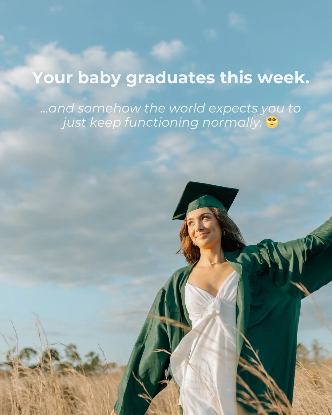 To the moms of graduating seniors this week&hellip; 🤍

I know your heart is holding a thousand emotions at once. Pride, joy, excitement, nostalgia&hellip; maybe even a few tears you weren&rsquo;t expecting.

Because graduation isn&rsquo;t just the e