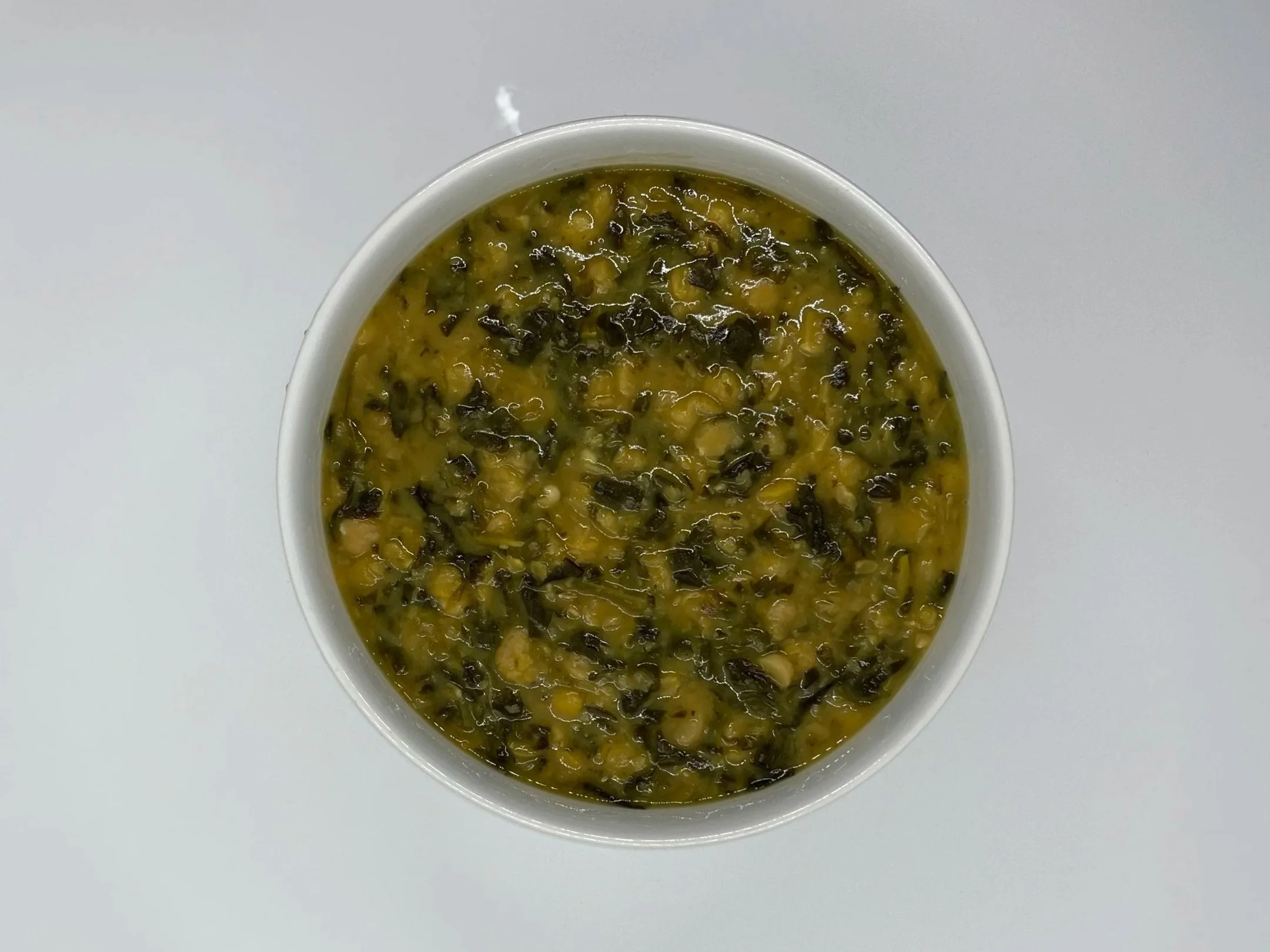 Soul Warming Yellow Split Pea &amp; Spinach Soup