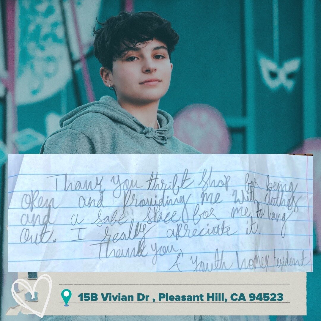 One of the many wonderful things about Youth Homes Thrift Shop is that it's a place where our youth can feel safe and welcomed. Check out this heart warming note from one of our clients expressing their gratitude for this amazing space ❤️ 

#youthhom