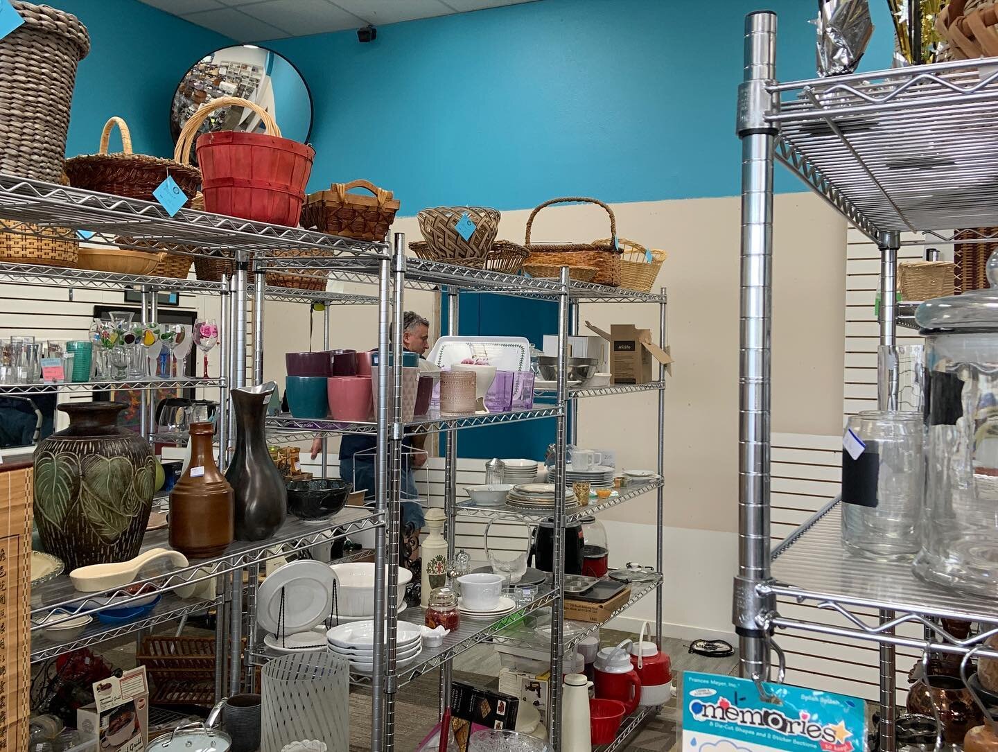 Our team of handy helpers stopped by this evening to prepare for the final stages of our store expansion happening tomorrow! Stay tuned for more updates!
This additional shopping space, once a backroom storage area, has been transformed by our volunt