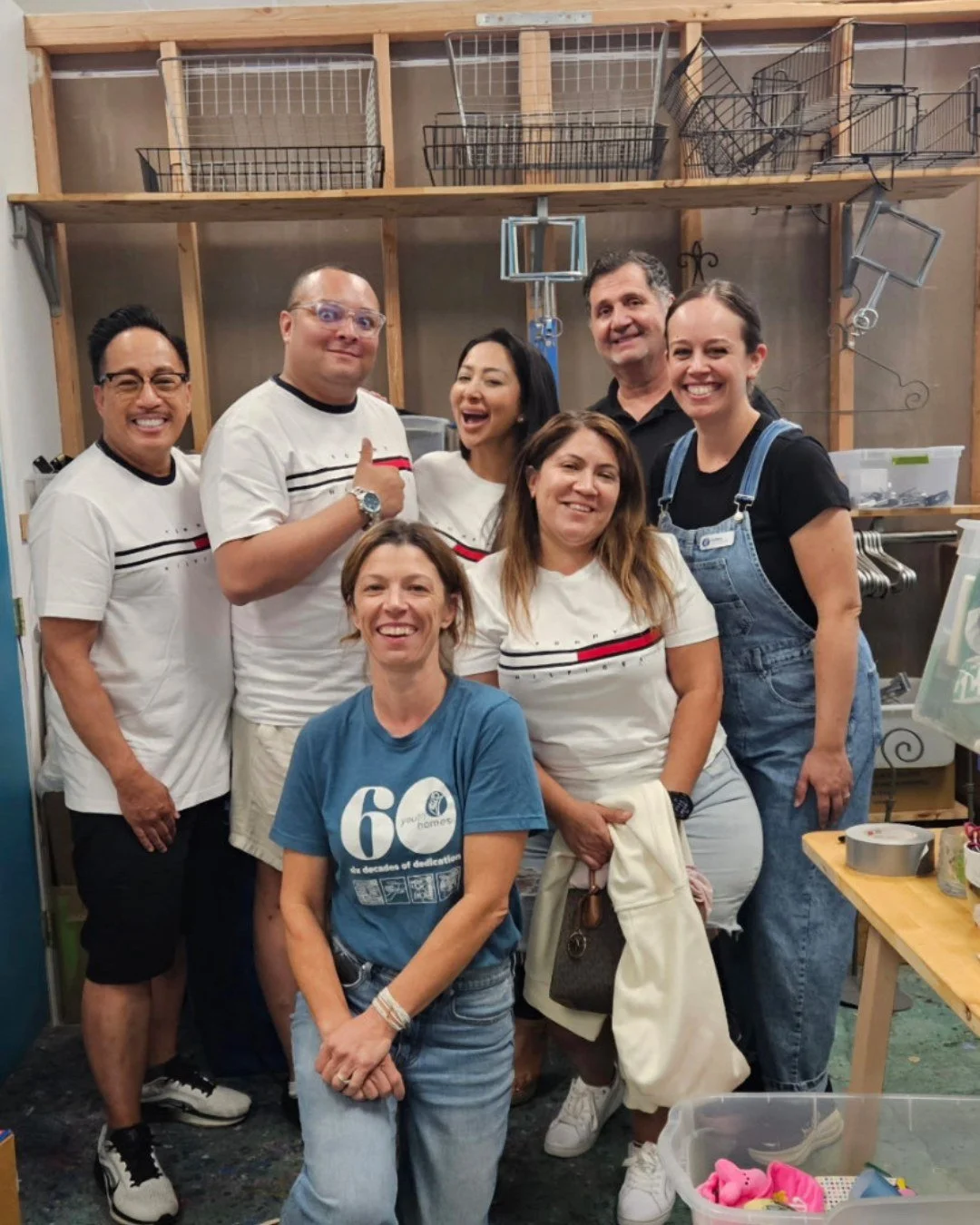 We had a blast with two incredible teams from the Livermore &amp; Dublin Tommy Hilfiger outlets, who came to support @youthhomes by volunteering at Youth Homes Thrift Shop! This crew helped get our fall inventory ready to go out on the shop floor and