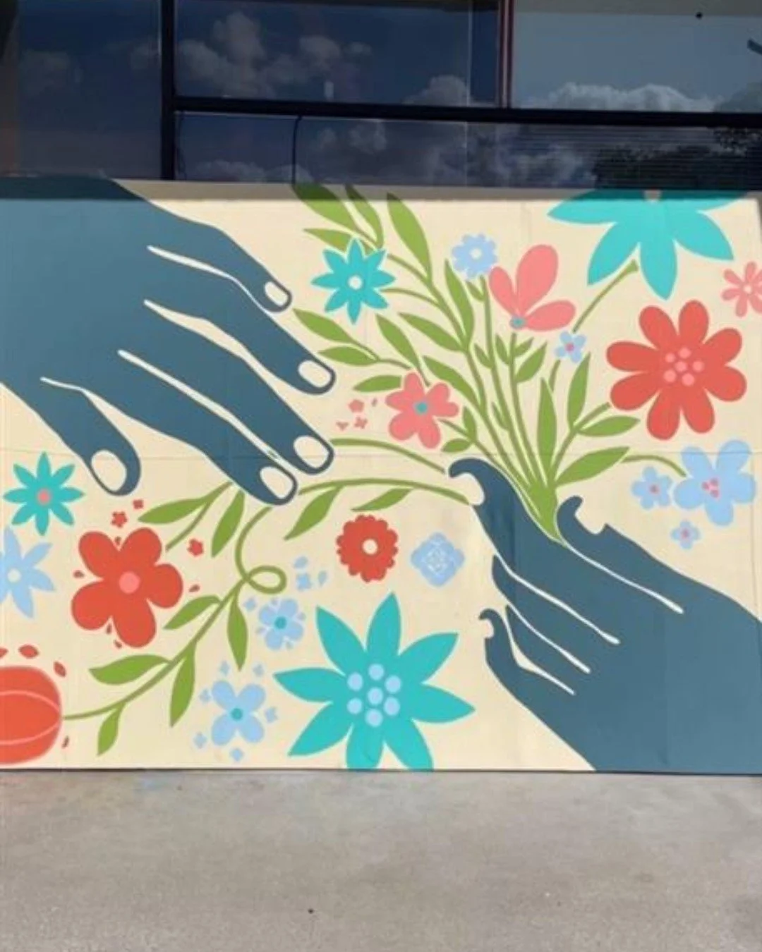 We are still on cloud 9 from Saturday ☁️✨ Thanks to @333arts_, artist @heather_hardison, and a group of our talented clients, our vision of a youth-painted mural finally came to life - and it's everything we dreamed of! Between Heather's wicked talen