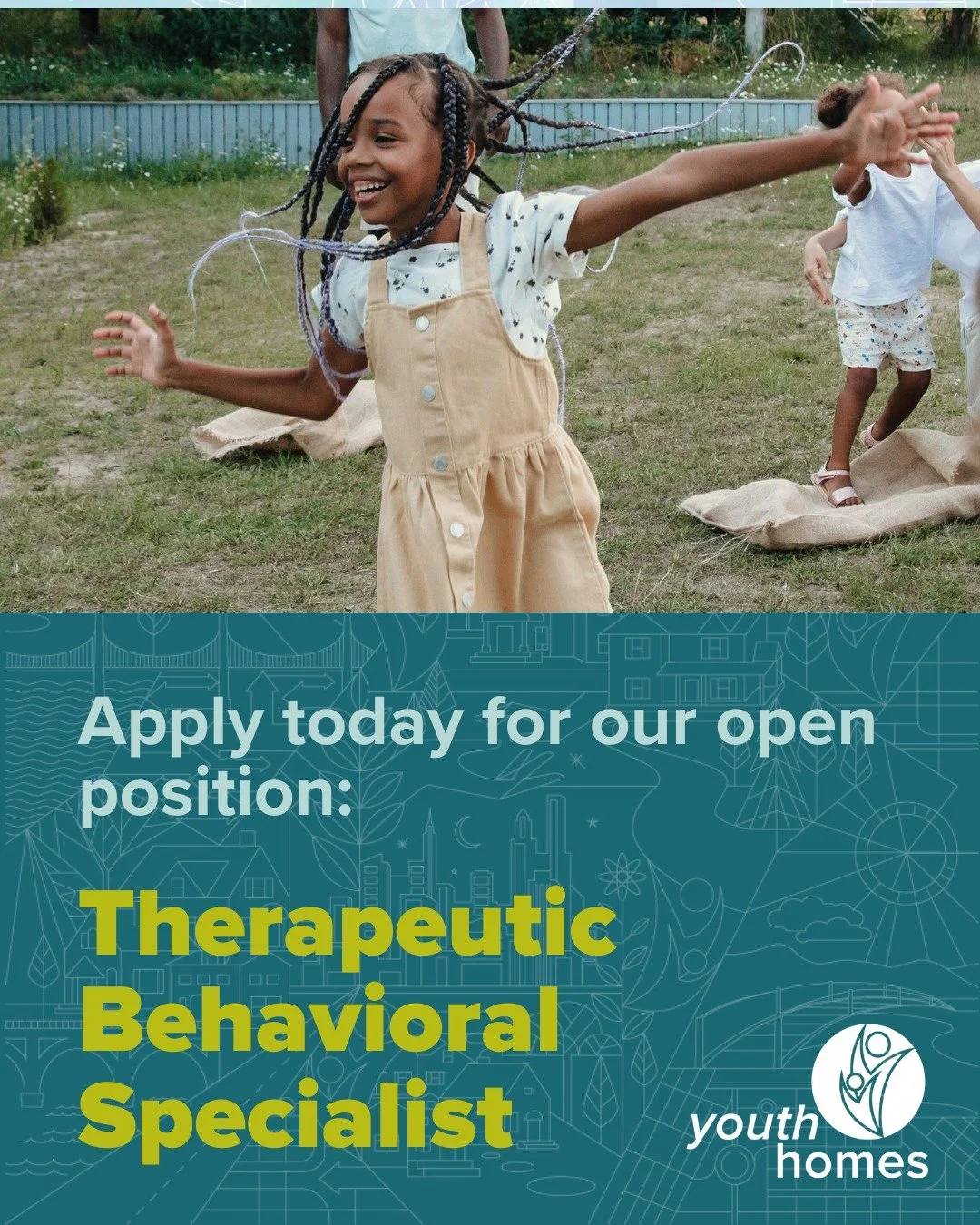Youth Homes is hiring a Therapeutic Behavioral Specialist to join our impeccable team and continue their career in youth mental and behavioral health.

Providers at Youth Homes are not just team members - they are champions for marginalized youth, ad