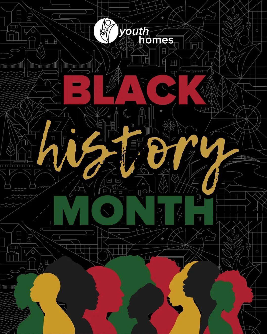 February is #BlackHistoryMonth, and marks one century of nationally celebrating Black History 🥳  As we recognize Black History Month, we take time to honor the strength, resilience, and contributions of Black communities. Our work at Youth Homes is 