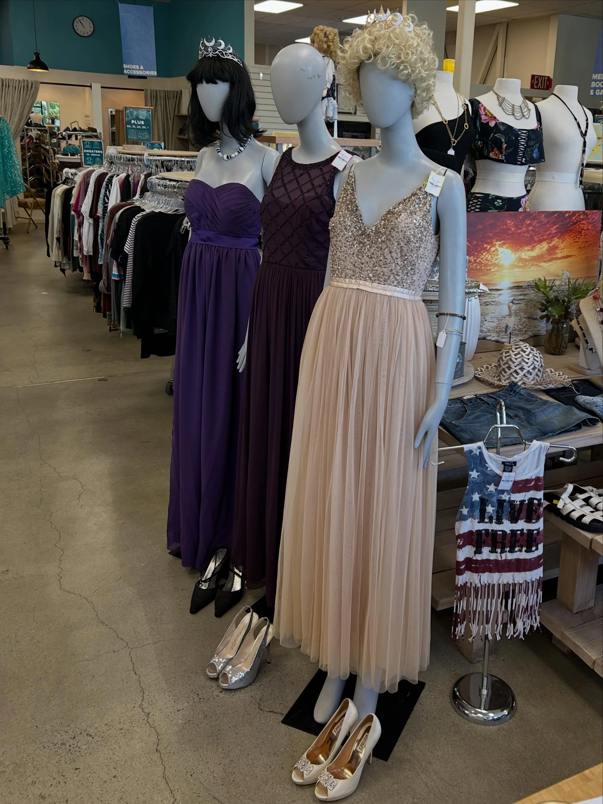With ball season starting, we&rsquo;ve taken some space to set out some formal wear 🕺💃

See the back of our curated section for a variety of styles and prices on select items, or check out the curated corner for something bougie 💅 

#seniorball #p