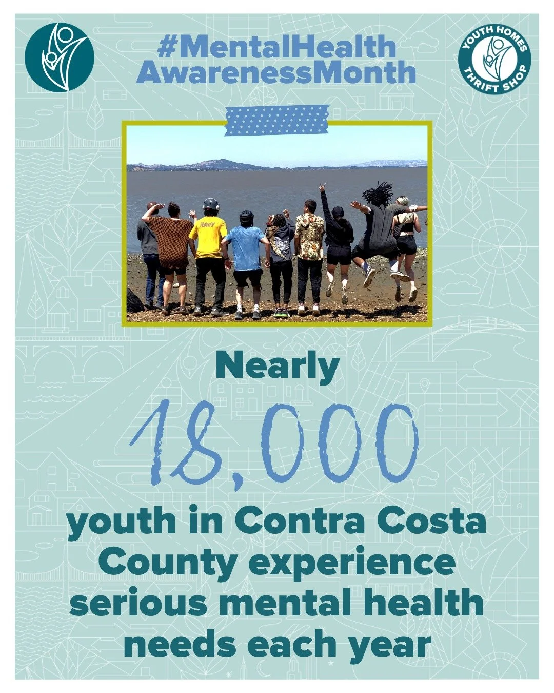 We know many of you are familiar with our mission here at Youth Homes Thrift Shop, but in case you're not - our revenue supports @youthhomes, a nonprofit that provides mental and behavioral health services to the most vulnerable youth in Contra Costa