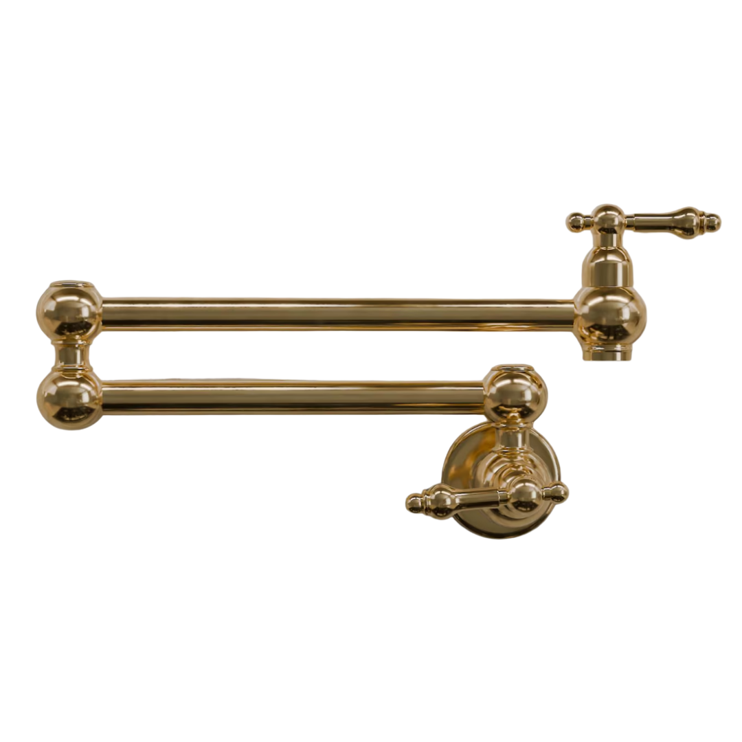 Unlacquered Brass Pot Filler