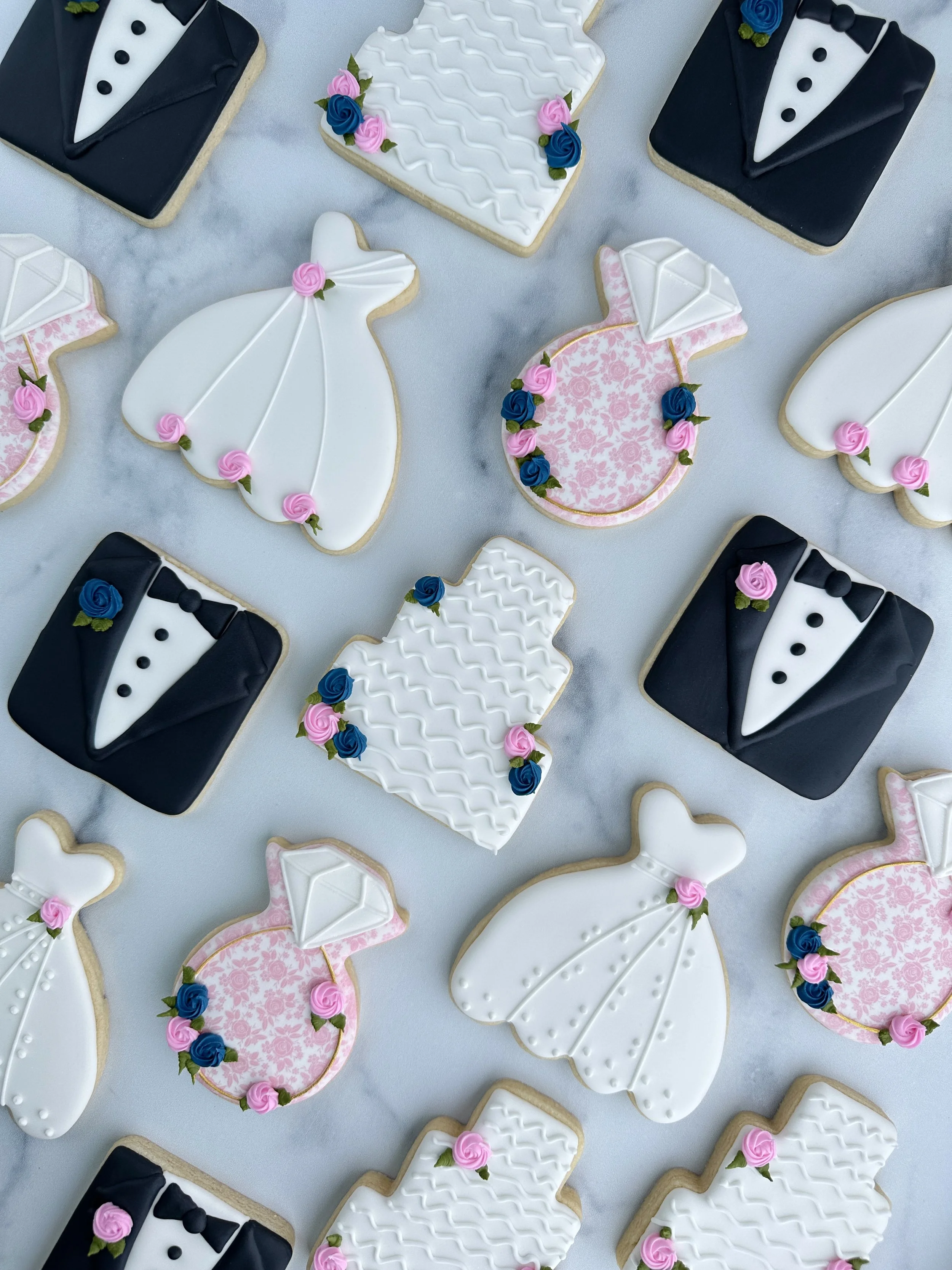 Navy / Light Pink Bridal