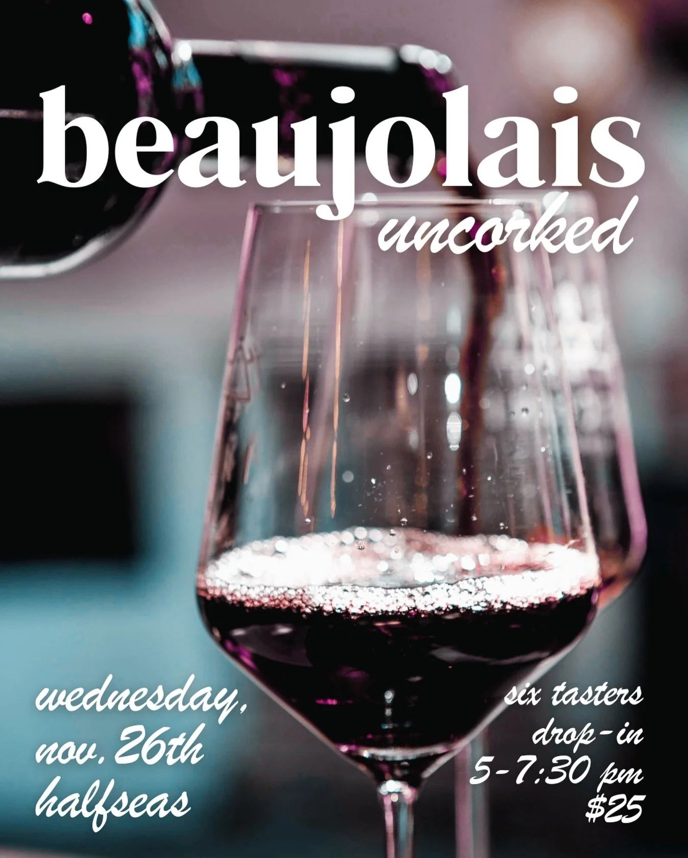 Tomorrow we&rsquo;re getting beaujie with Vinea Imports! 🍷

Join us for a guided six-wine Beaujolais tasting that&rsquo;ll take you from fresh + floral to bright + elegant. They&rsquo;re also perfect for your fall table!

This is also your reminder 