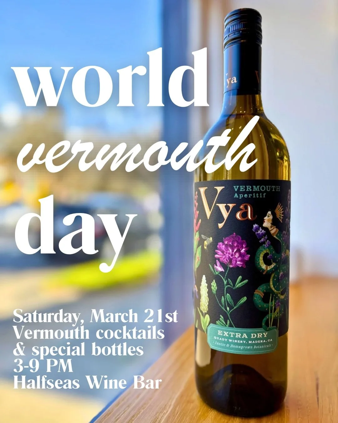 🍸 Saturday is World Vermouth Day! 🍸

Vermouth is a fortified wine infused with botanicals &mdash; herbs, roots, citrus peel, warming spices &mdash; creating something beautifully aromatic, bittersweet, and incredibly versatile. It&rsquo;s the quiet