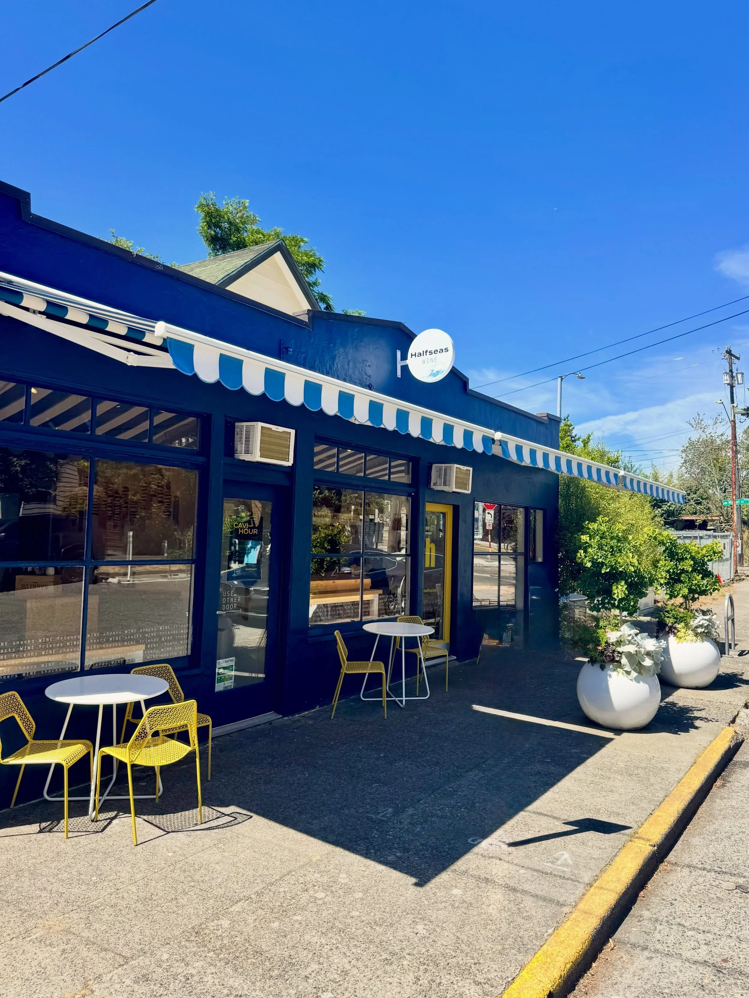 We have a few magical things waiting for you on Tuesdays at Halfseas... but first... ✨

Can we take a moment to admire our new look?😍🥂✨

Our brand new awning and sign are officially up, giving the shop some much-needed shade on sunny afternoons, a 