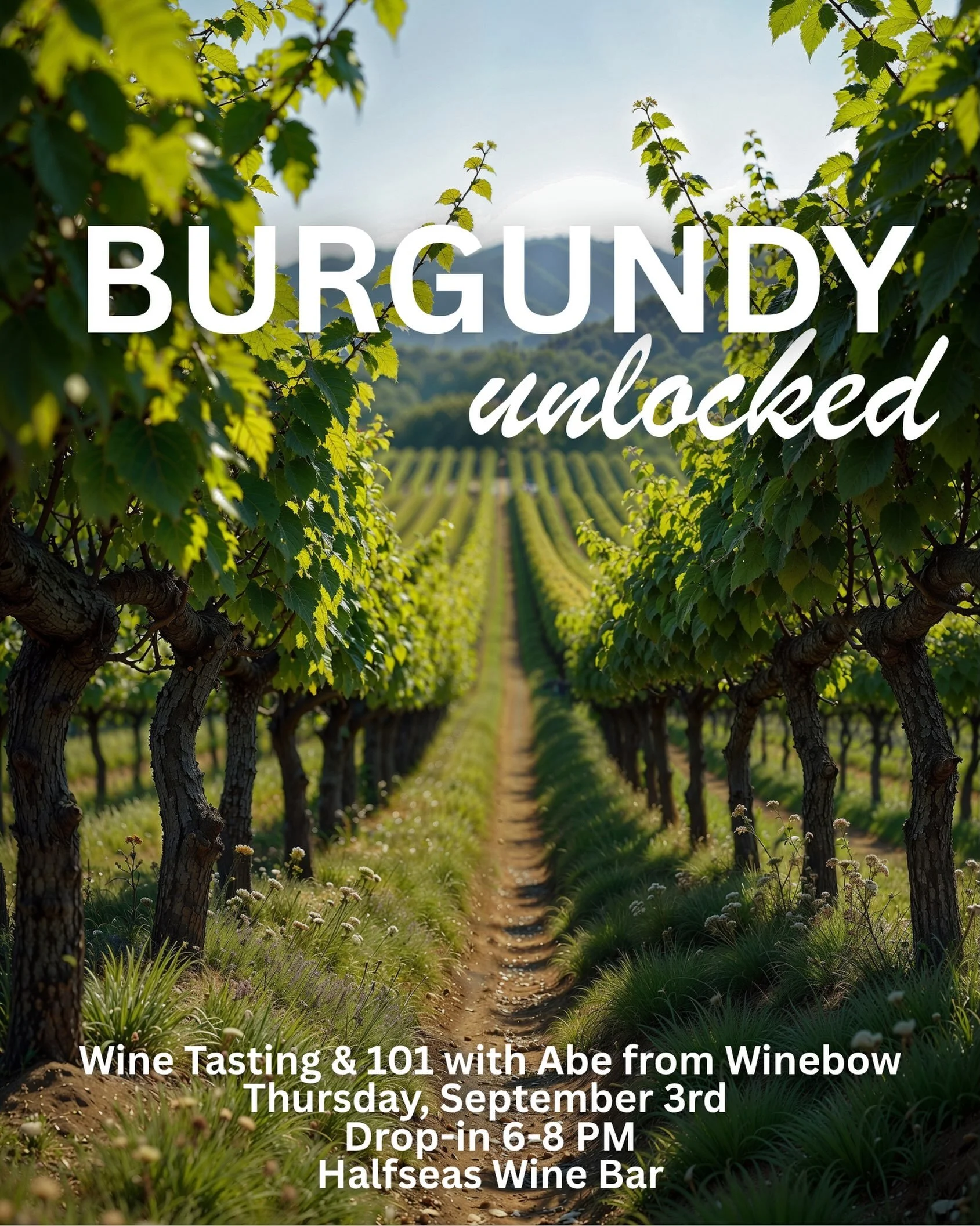 Burgundy: officially unlocked. 🔓🍷

Centuries of history, tiny villages, a maze of classifications&hellip; Burgundy has a reputation for being a little intimidating. But drinking it? That part should be fun.

Join us TONIGHT with Abe from Winebow fo
