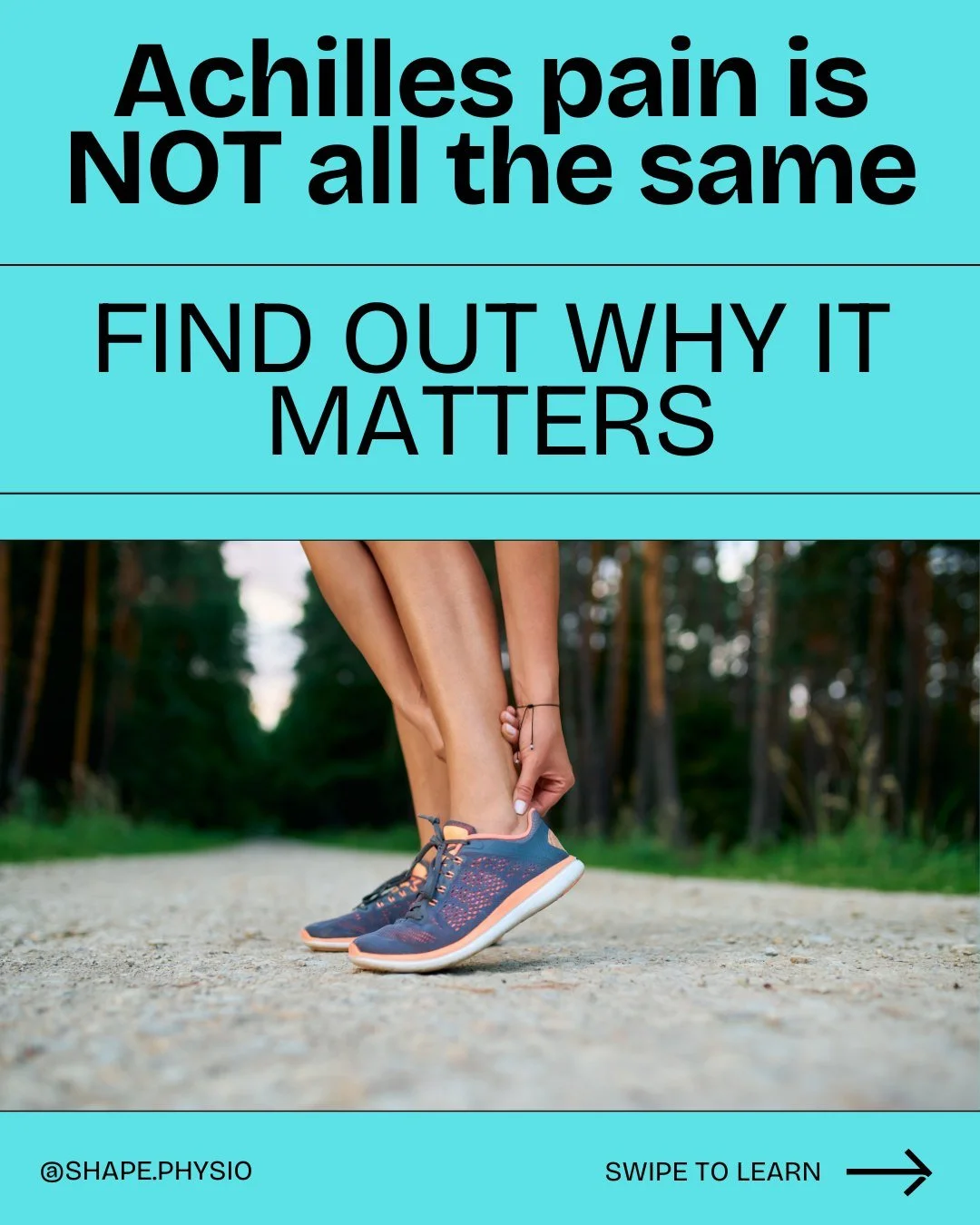 Insertional and mid-portion Achilles tendinopathy behave differently. 🏃

This means they need different rehabilitation strategies.

Getting the right diagnosis matters. 

If something doesn&rsquo;t feel right, or your rehab keeps flaring symptoms, i