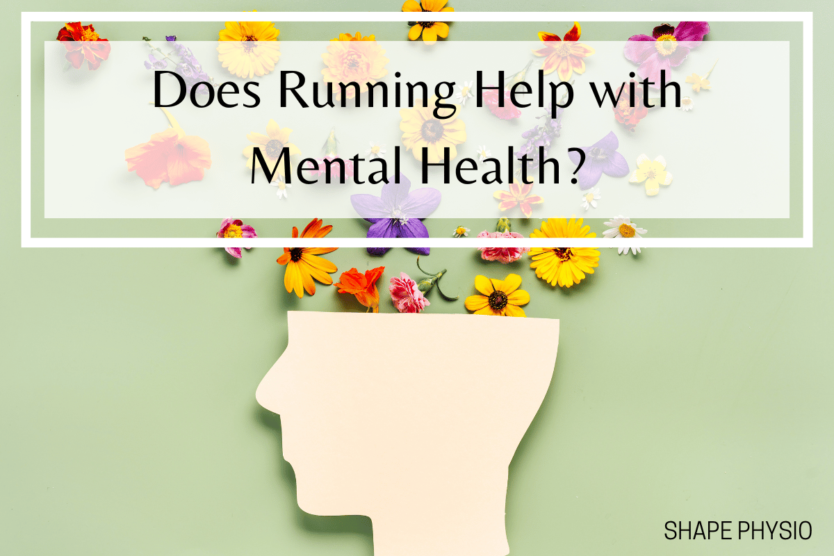 Image of a head with flowers to represent mental health.