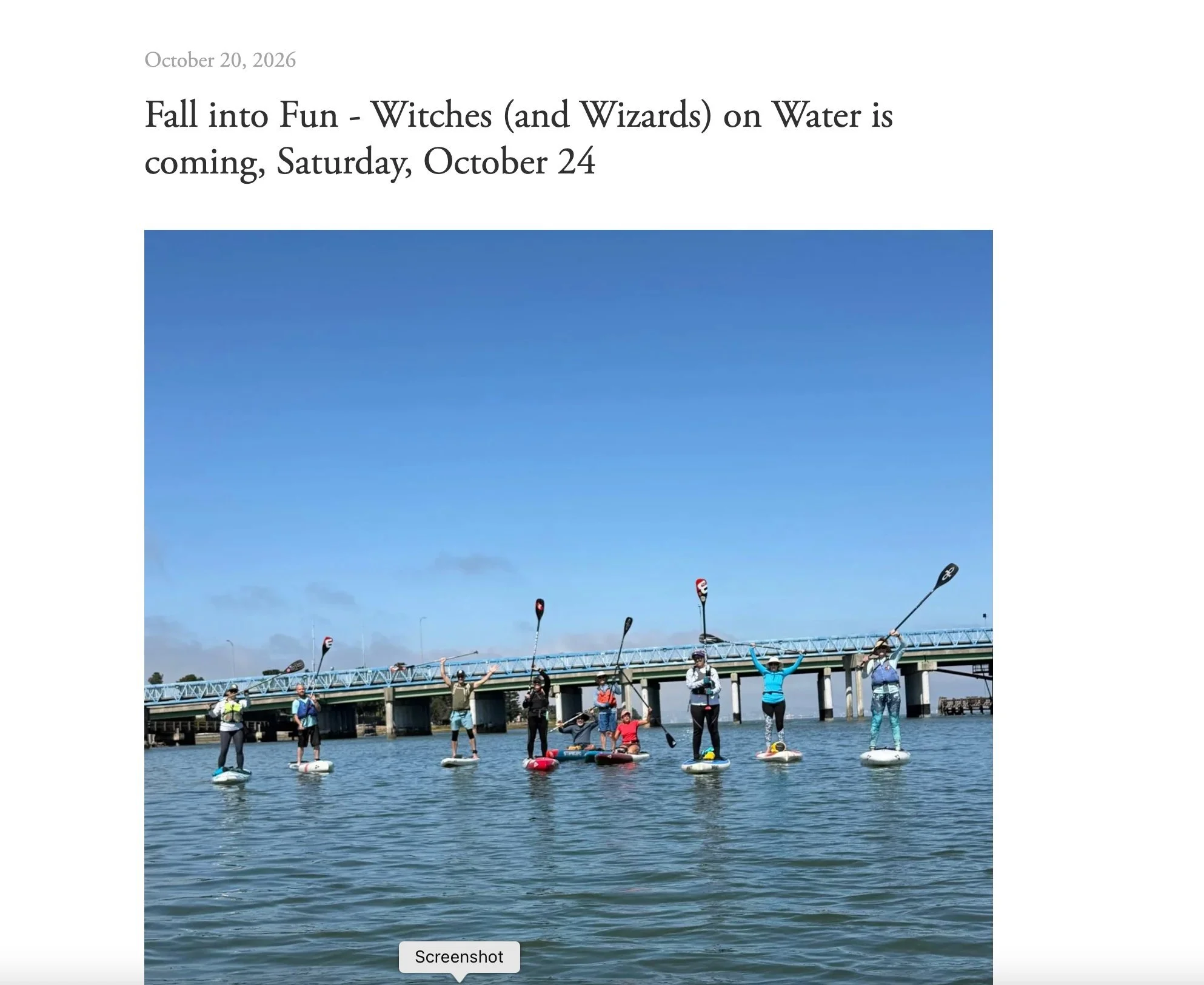 Did you know we have a newsletter with more information about our activities?  Not everything gets put on social media!  You can sign up to receive the newsletter in your email! 

https://www.ohanapaddleclub.org/blog/fall-into-fun-witches-and-wizards