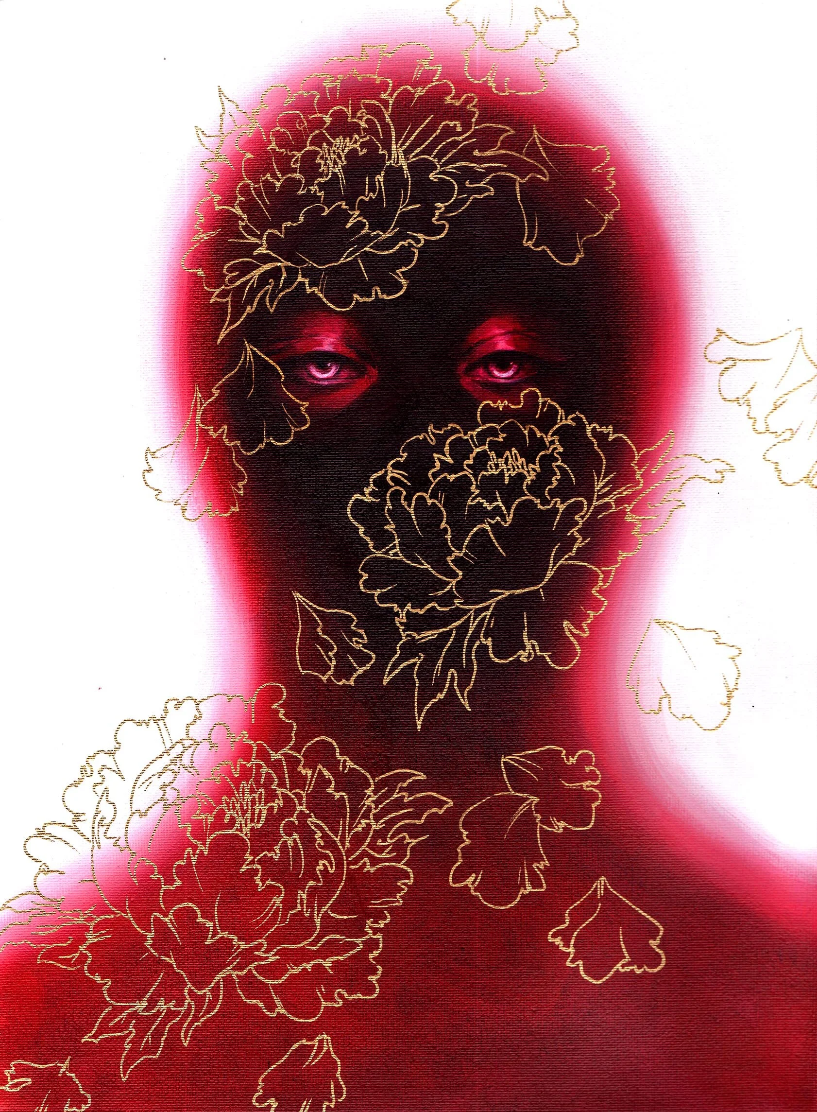 Interference no. 3. Oil on canvas. 12x16in