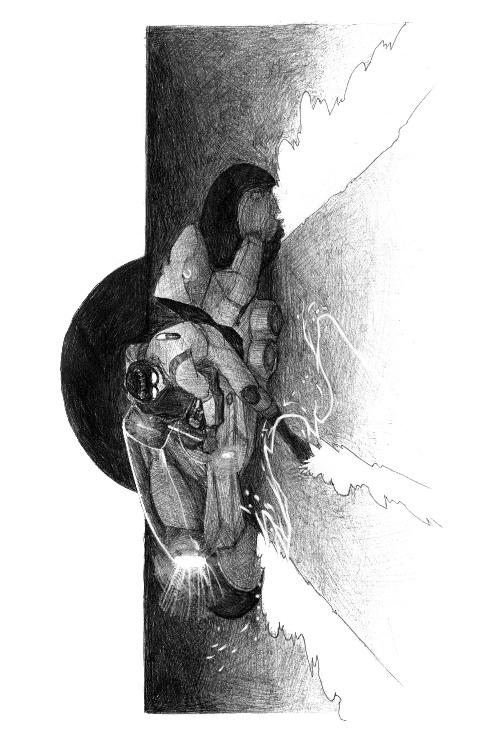 Sketchbook '17. Ballpoint and gel pen in sketchbook