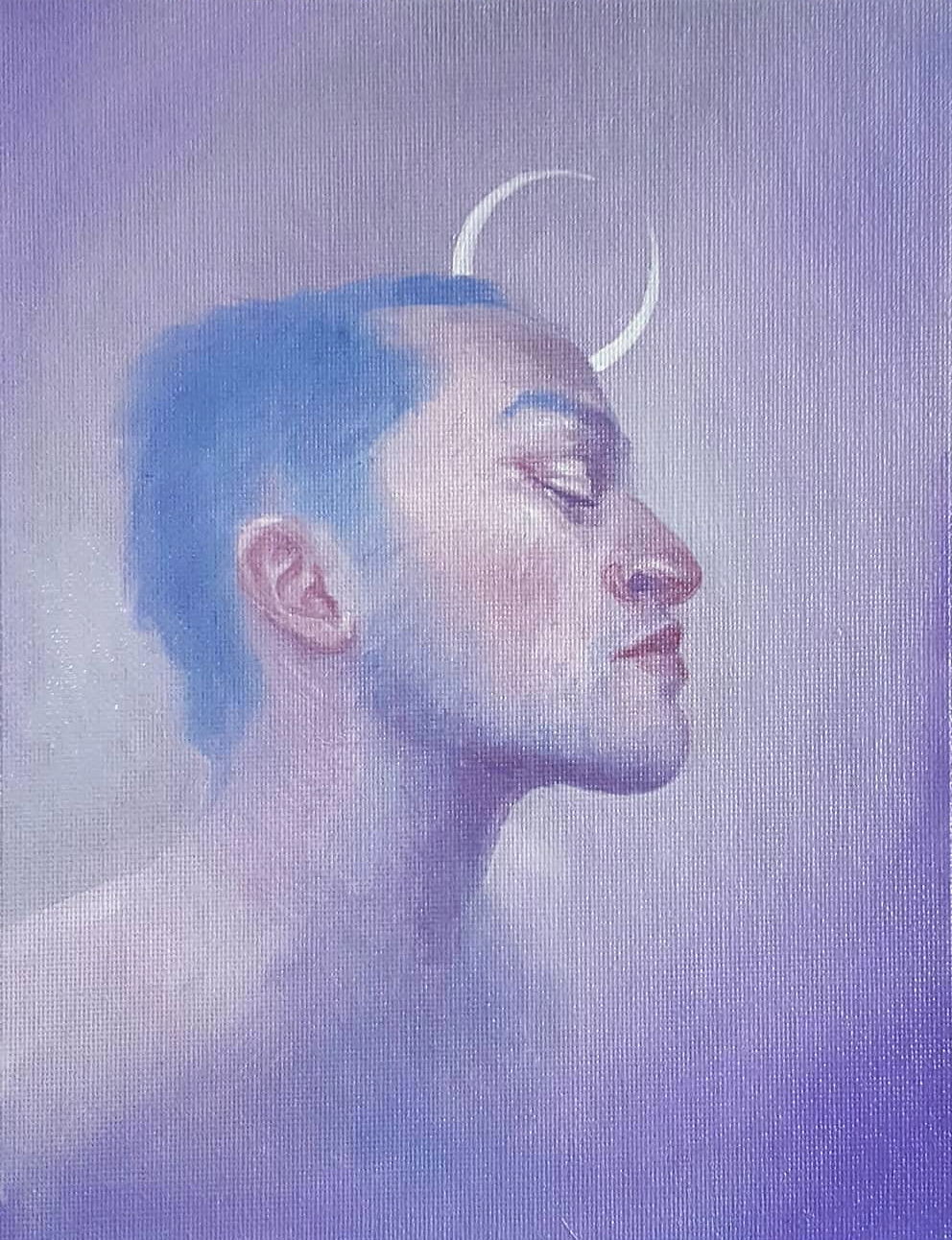 Figure Study no 1. Oil on panel. 7x10 inches