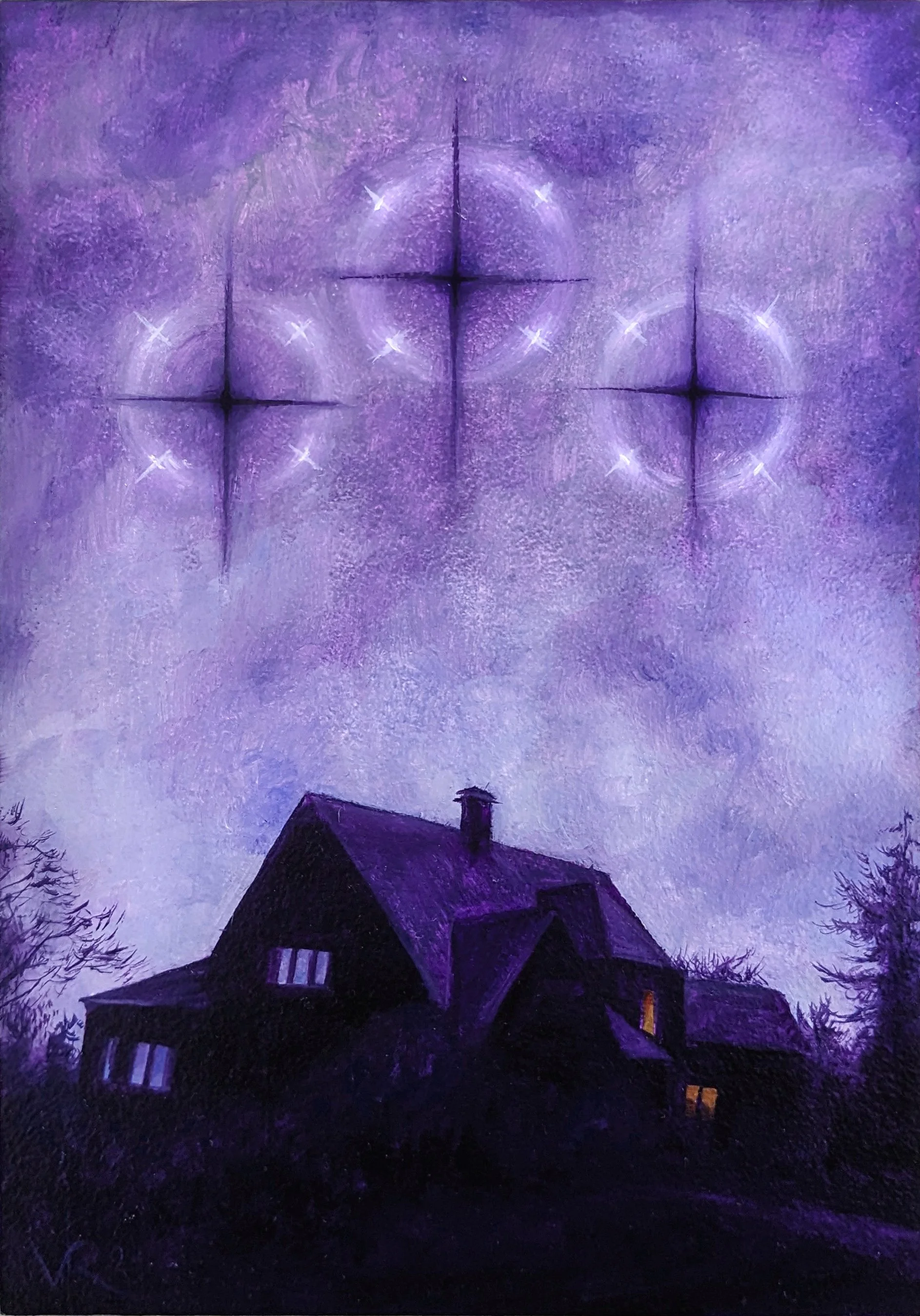 Another Place 2. Oil on panel. 5x7 inches