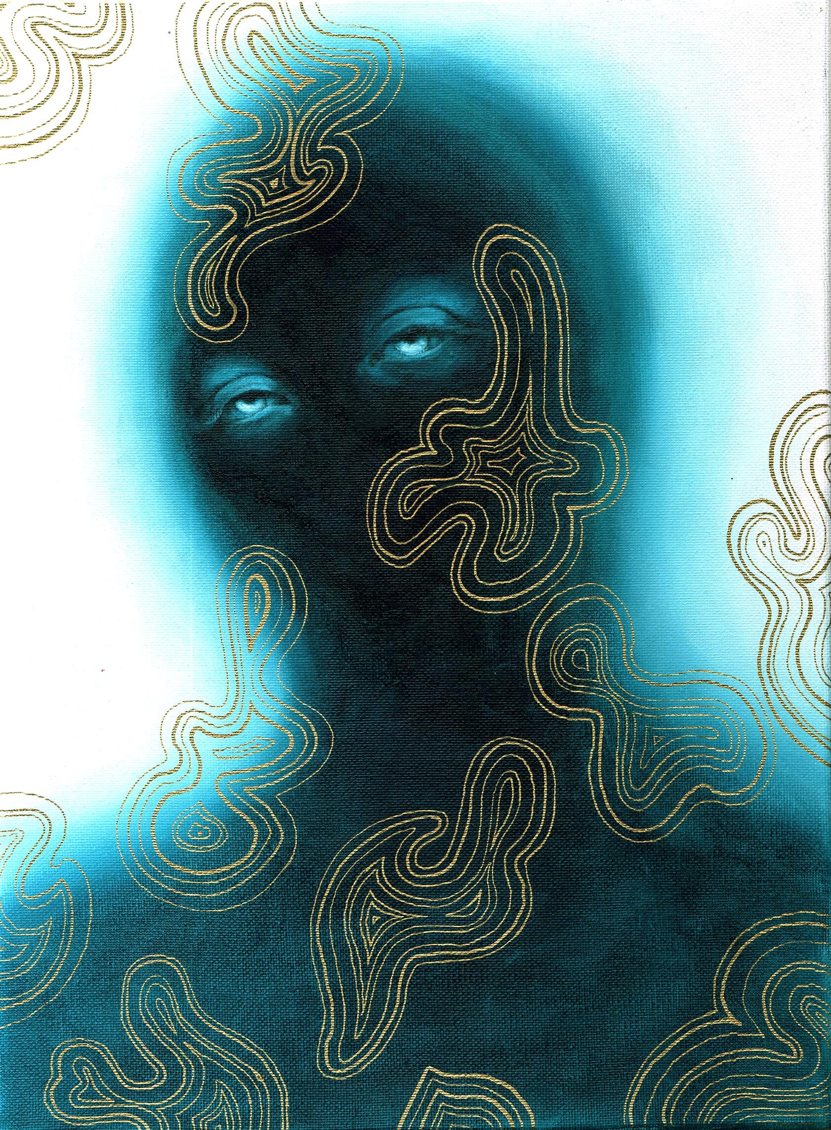 Interference no. 1. Oil on canvas. 12x16in