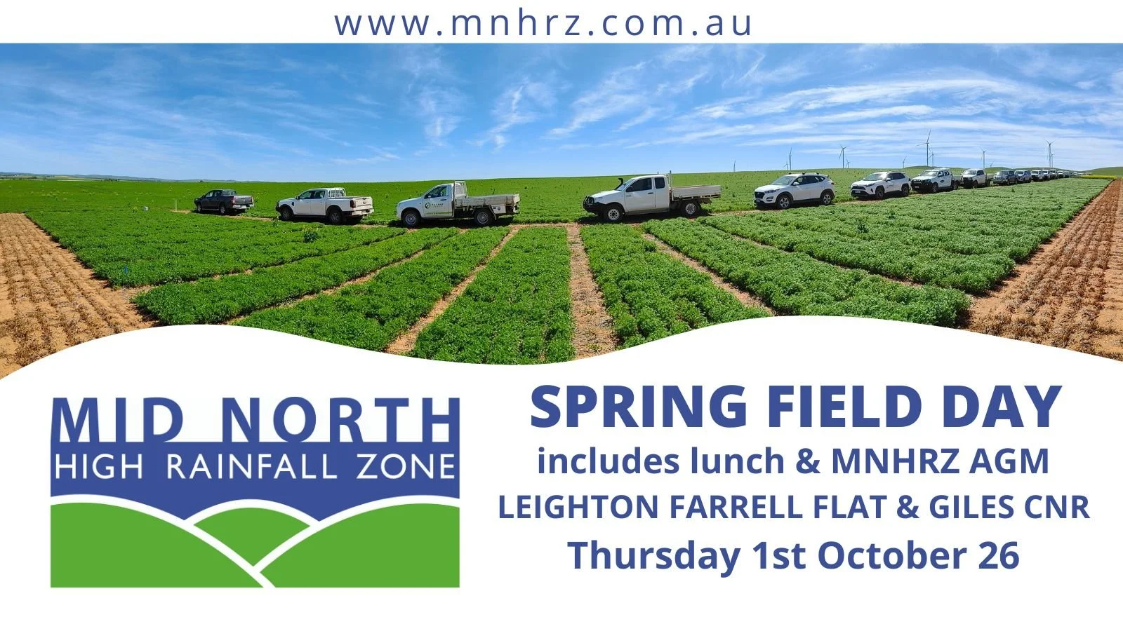 Spring Field Day Thursday 1st Oct