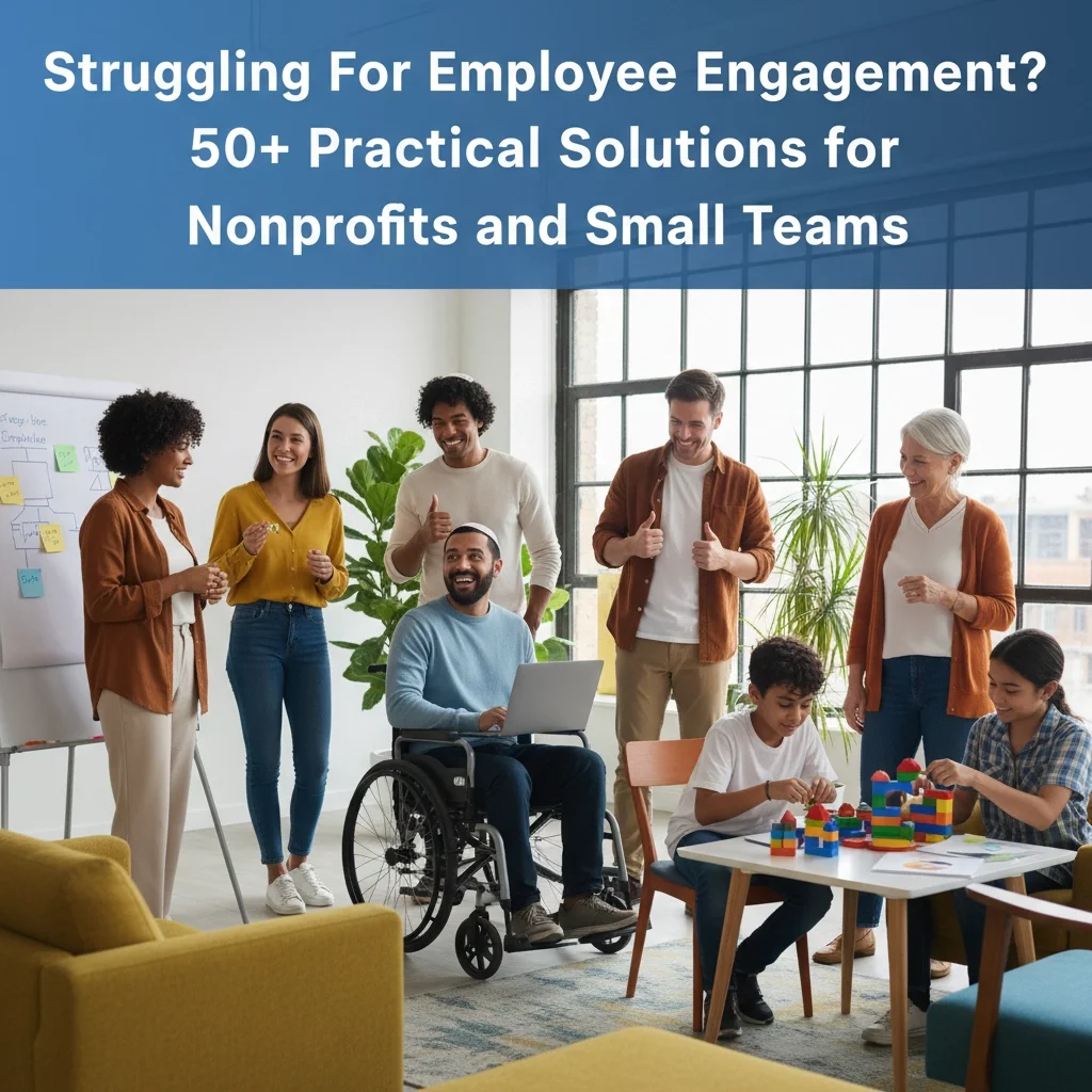 Struggling For Employee Engagement? 50+ Practical Solutions for Nonprofits and Small Teams
