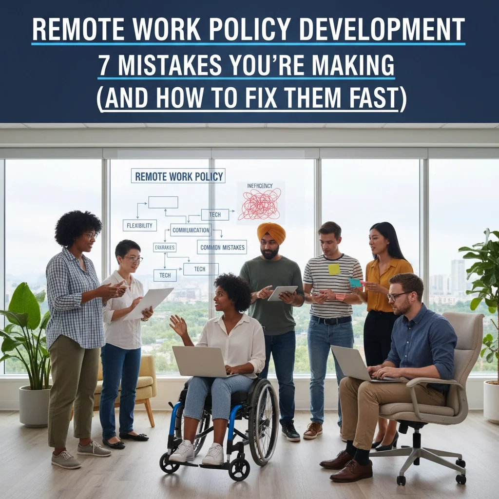       
  
     Remote Work Policy Development: 7 Mistakes You're Making (And How to Fix Them Fast) 
   
 Remote work isn't going anywhere. But here's the thing: most organizations are still figuring it out as they go, and that's creat