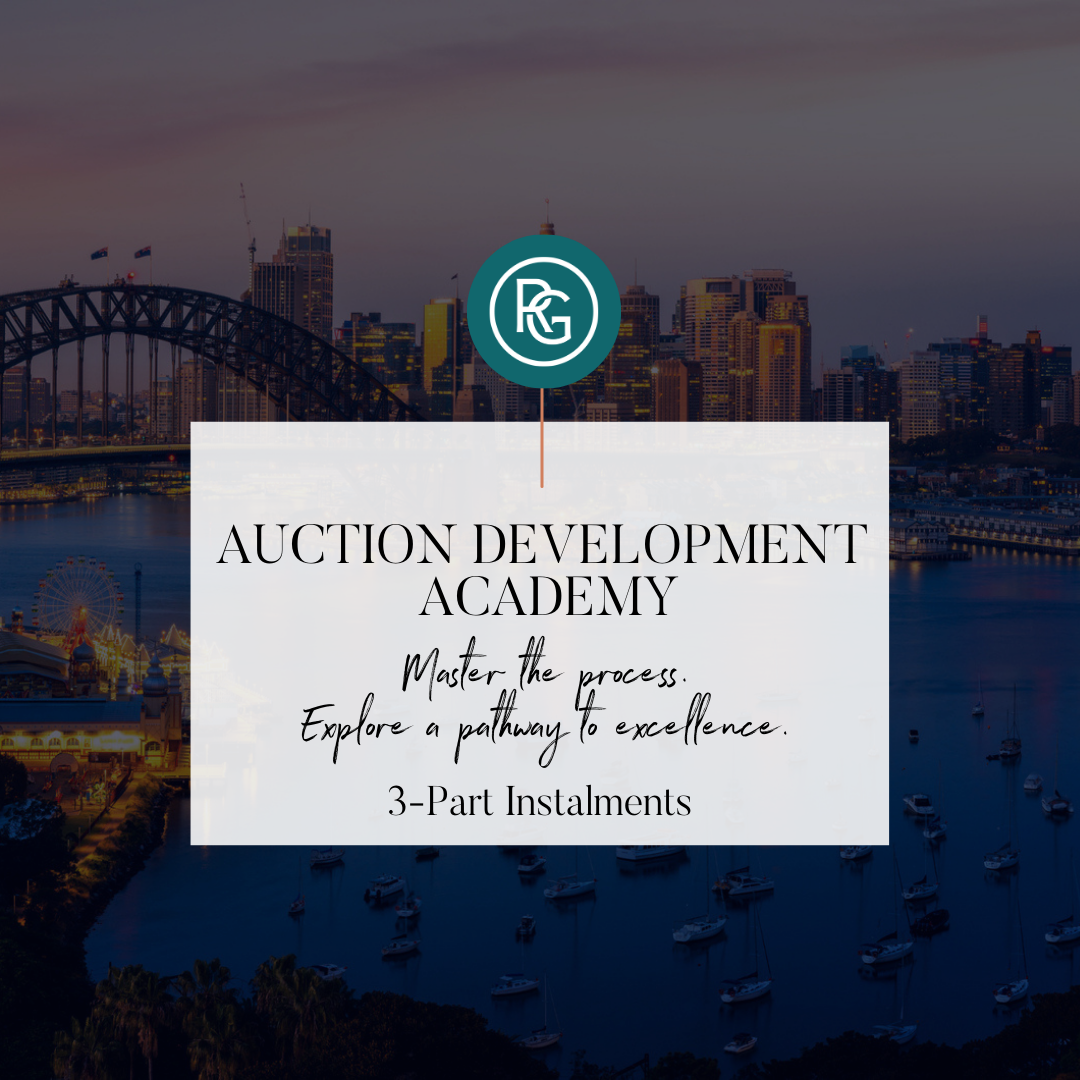 Auction Development Academy: 3-Part Instalments