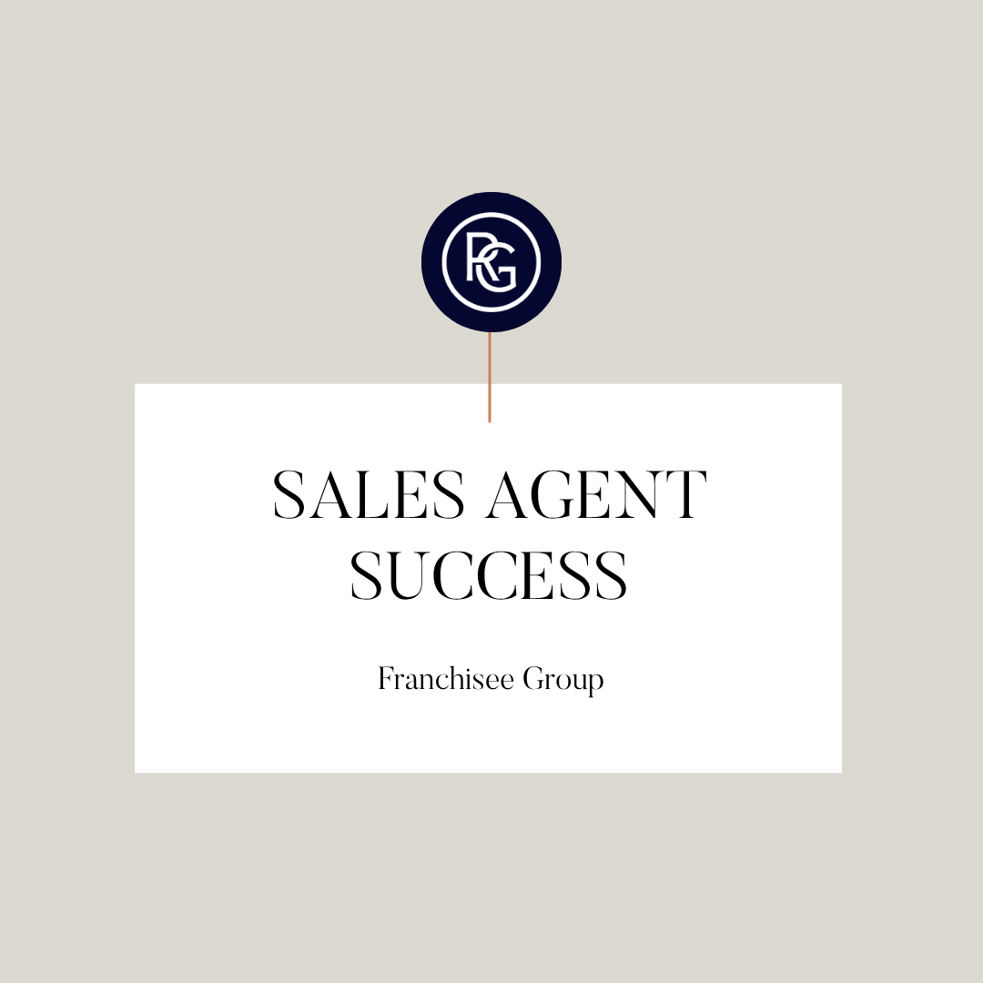 Sales Agent Success: Franchisee Group