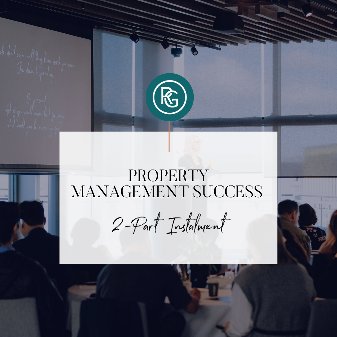 Property Management Success Online 4-Week Program: 2 Part Instalment