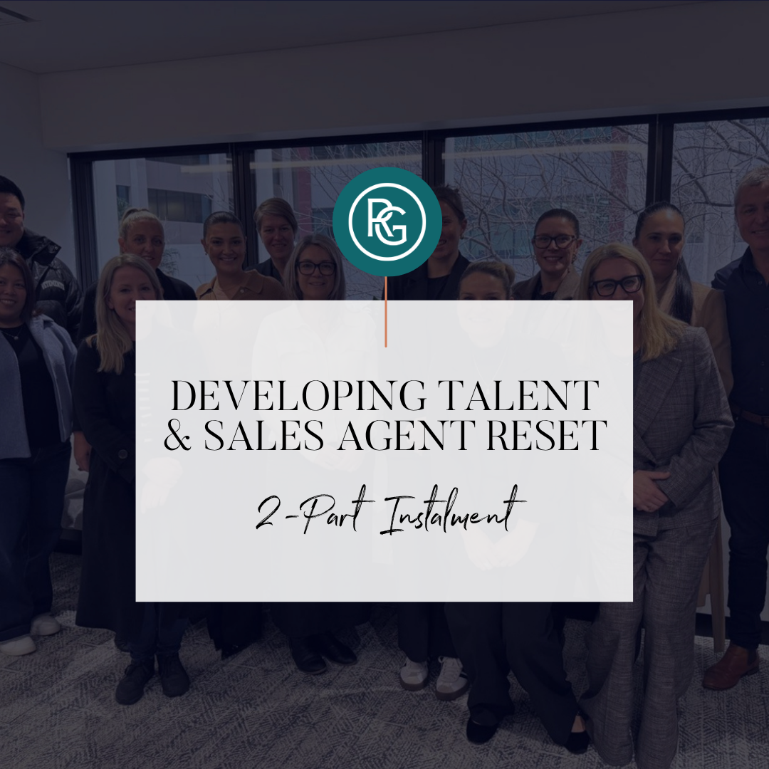 Developing Talent & Sales Agent Reset Online 10-Week Program: 2 Part Instalment