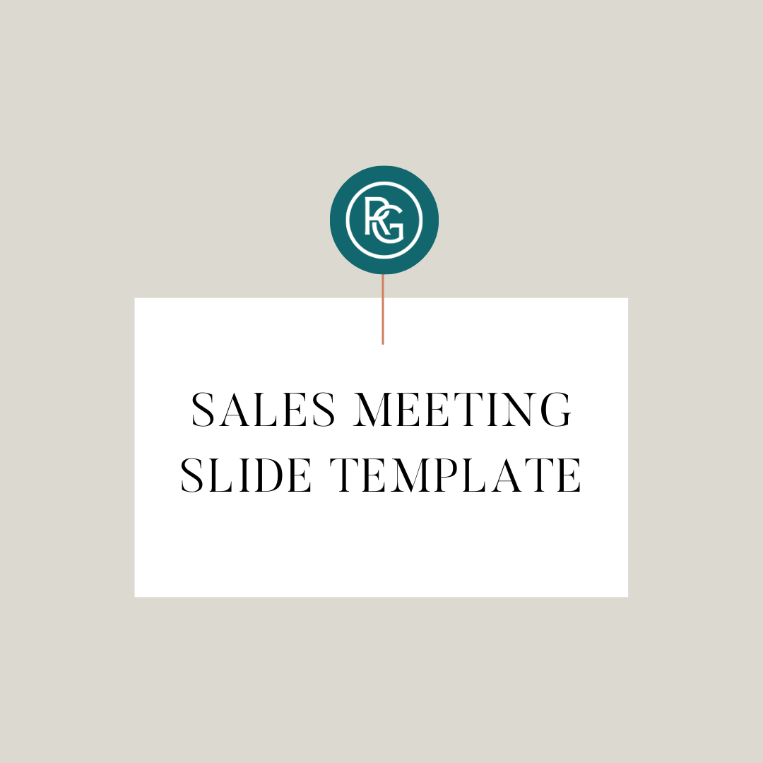 Powerpoint Template for Sales Meeting