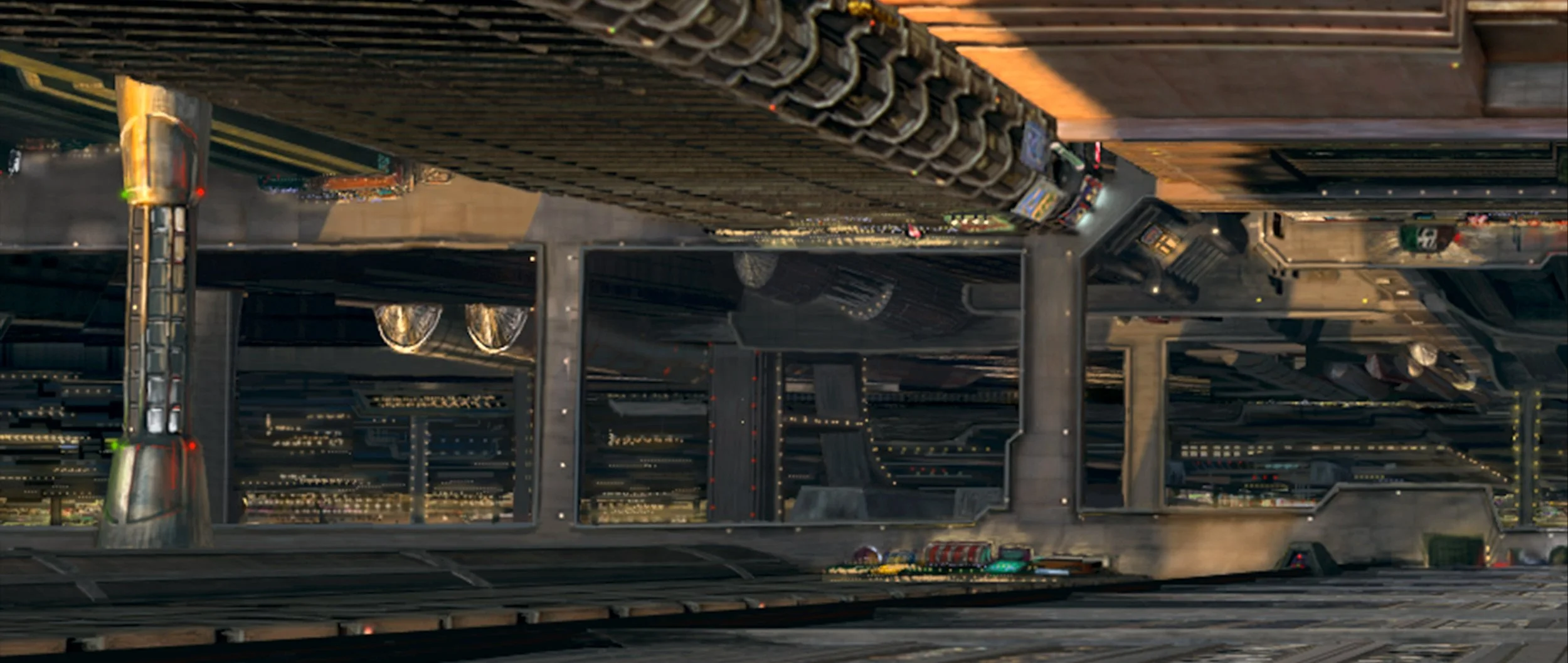 LE 10 Detail of matte painting