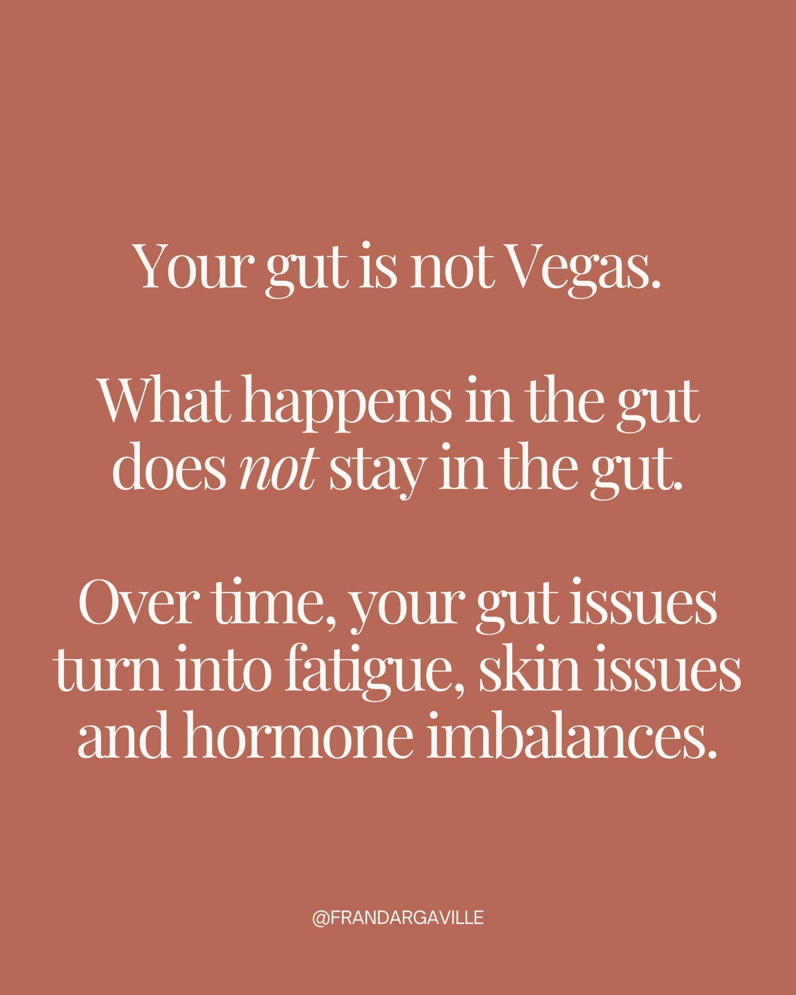 😩 Fatigue, brain fog, heavy or painful periods, acne, eczema, low iron that never seems to budge...

There are ALL signs that there's probably something going on in your gut.

EVEN if you don't have digestive symptoms.

Instead of the bandaid fixes 