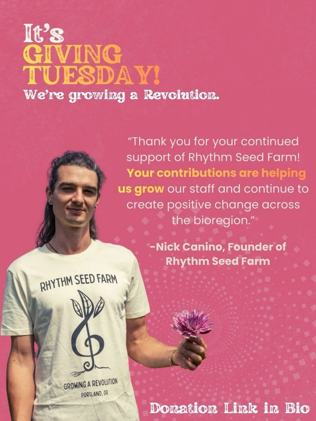 Real Talk: We Need Your Support This Giving Tuesday!

We started this farm because the world was falling apart and we&rsquo;re still here because community refuses to give up. With your support, we&rsquo;ll keep growing the future from the ground up.