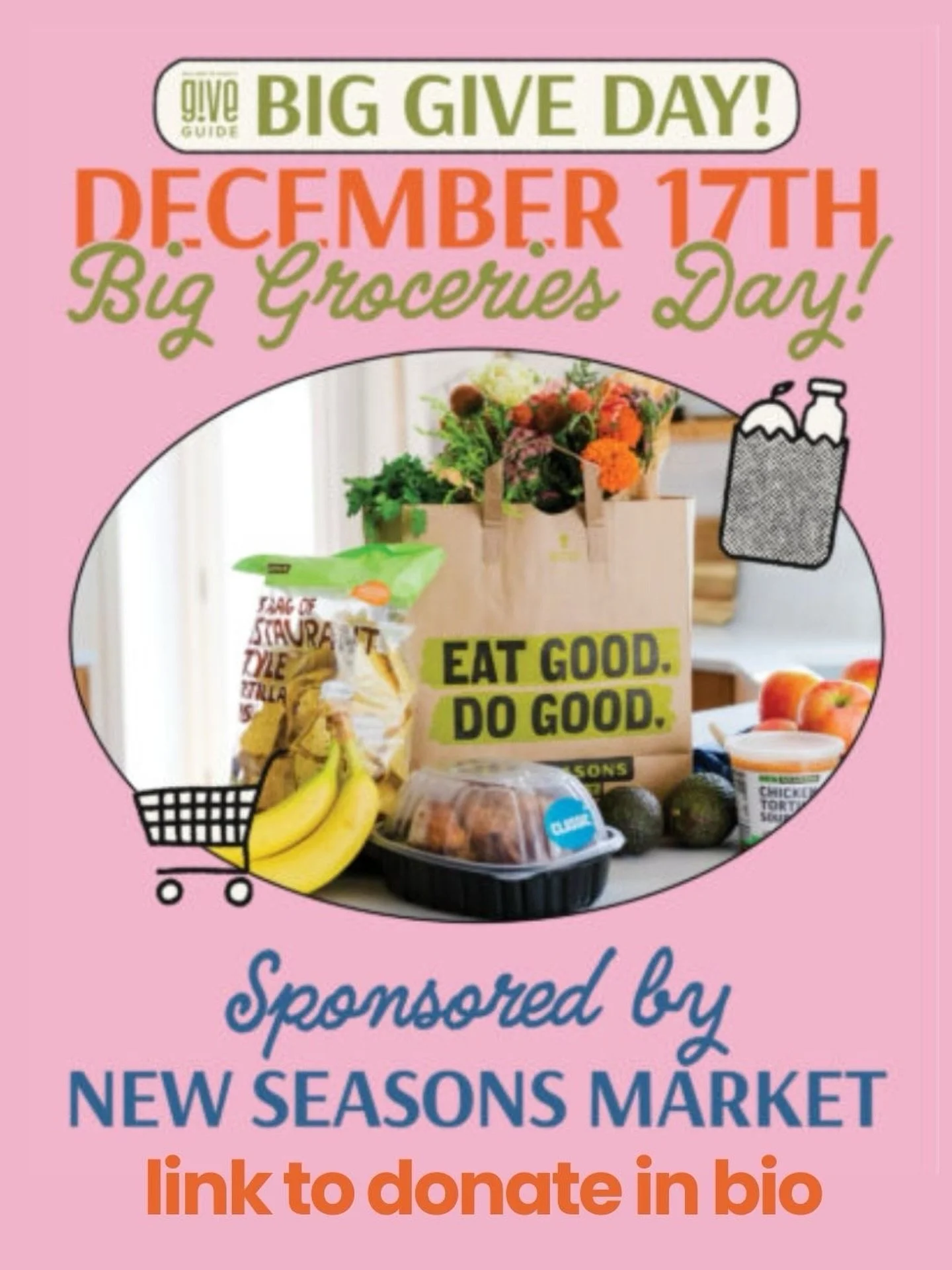 BIG GIVE DAY IS HERE! 🎉

✨Donate $10 or more to the Rhythm Seed Farm GiveGuide page today only for a chance to win a $500 gift card to New Seasons Market.

✨ Are you 35 or under?
You get five extra chances to win&mdash;New Seasons Market is also giv