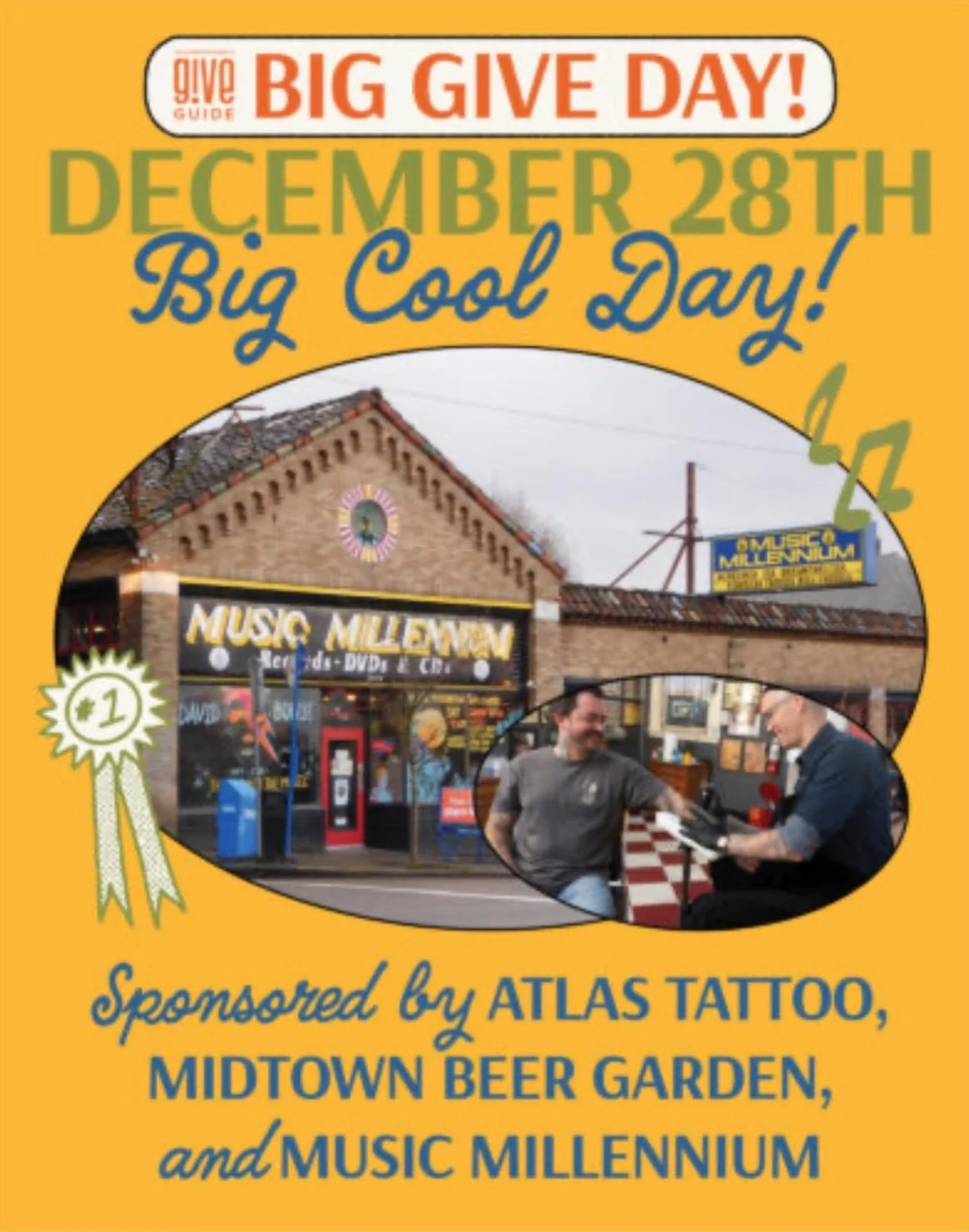 Big Cool Day is here:&nbsp;Donate $10 to the&nbsp;Rhythm Seed Farm to be entered to win COOL prizes! 

Every $10+ donation today gives you multiple chances to win amazing local prizes from some of Portland&rsquo;s coolest spots.

Prize Packages inclu