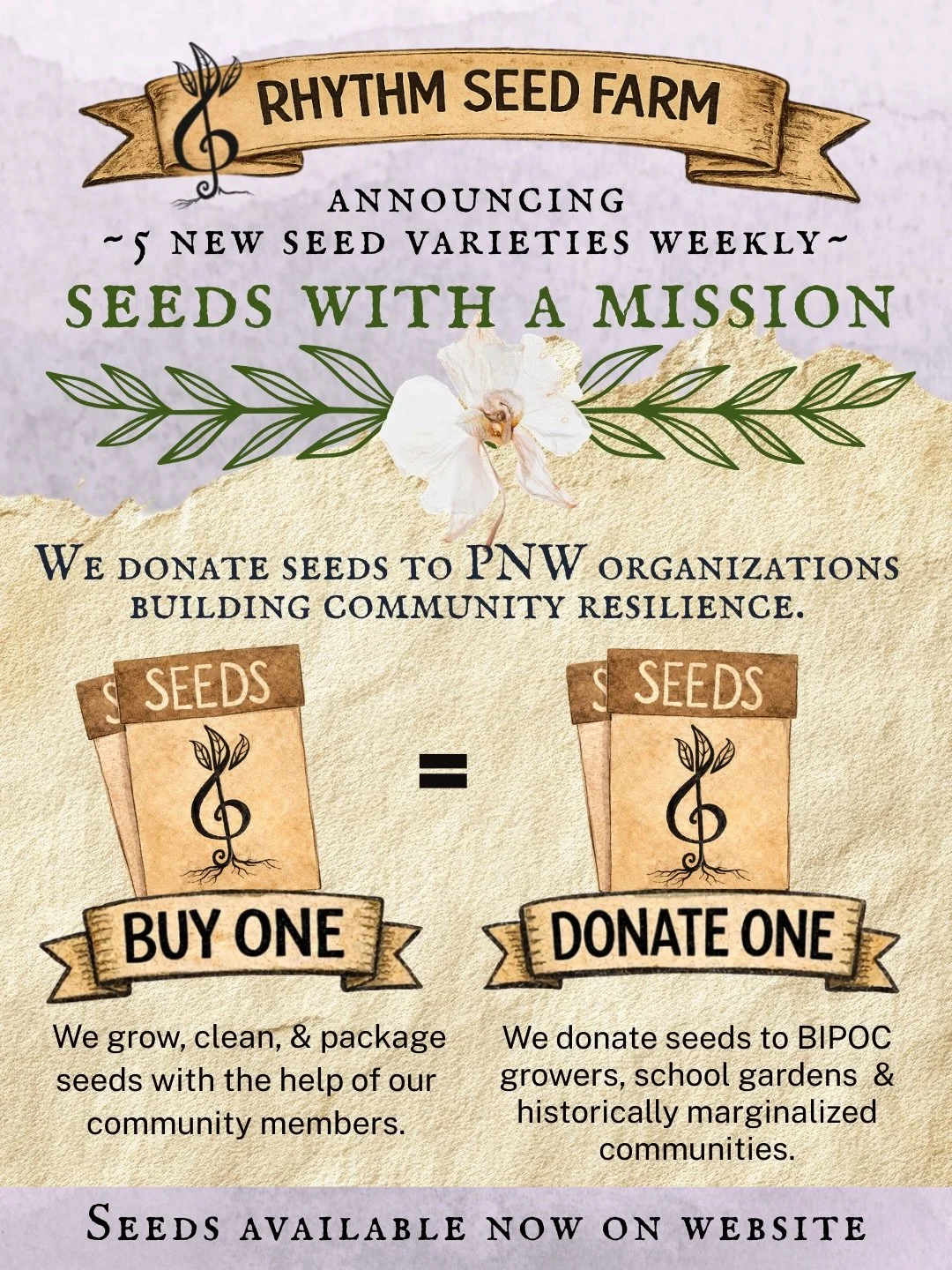 Garden season has arrived!🌱✨ 

If you&rsquo;re starting from seed this year, now&rsquo;s the time to prep + dream big. We&rsquo;ve got some fresh varieties dropping this week 👇 

🐅 Tiger&rsquo;s Eye Bean- Hands-down one of the most beautiful seeds