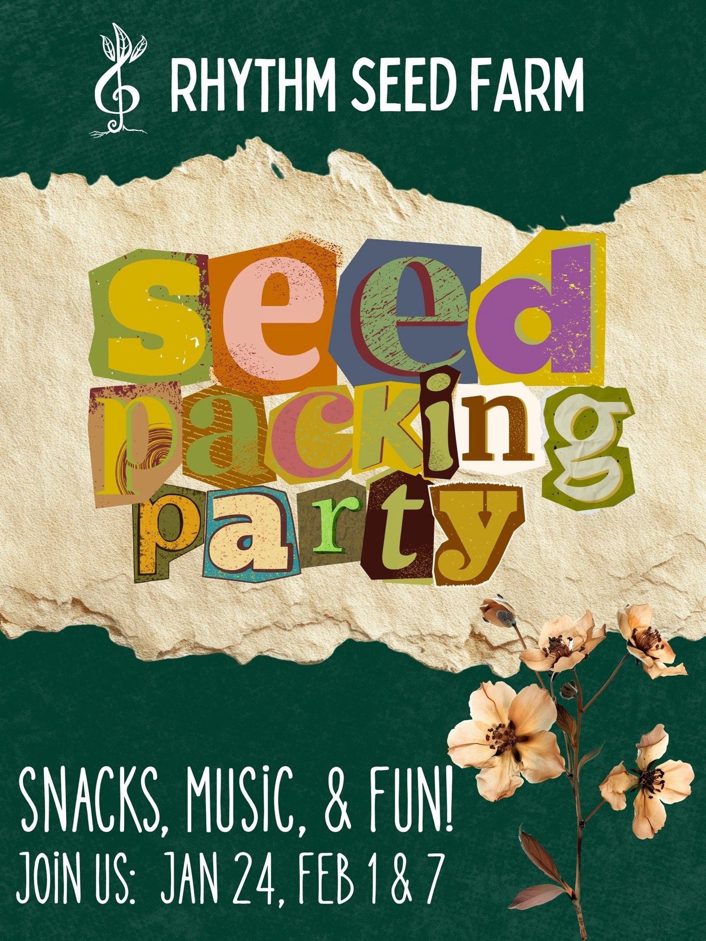 Seed packing season is here, and we could use some extra hands 🤲🏼🌱✨

Winter is a great time of year to come together and share in good conversation, stories, and keep our hands busy playing with seeds 😊

These are some of our favorite work partie