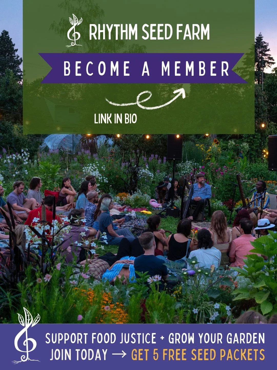 🌱 Ready to join the Rhythm Seed Farm Community? 

5 free seed packets for anyone who joins! 🌻

Our work is rooted in community and it&rsquo;s our members who make our work possible year round.💚 

When you join, you&rsquo;re not just signing up for