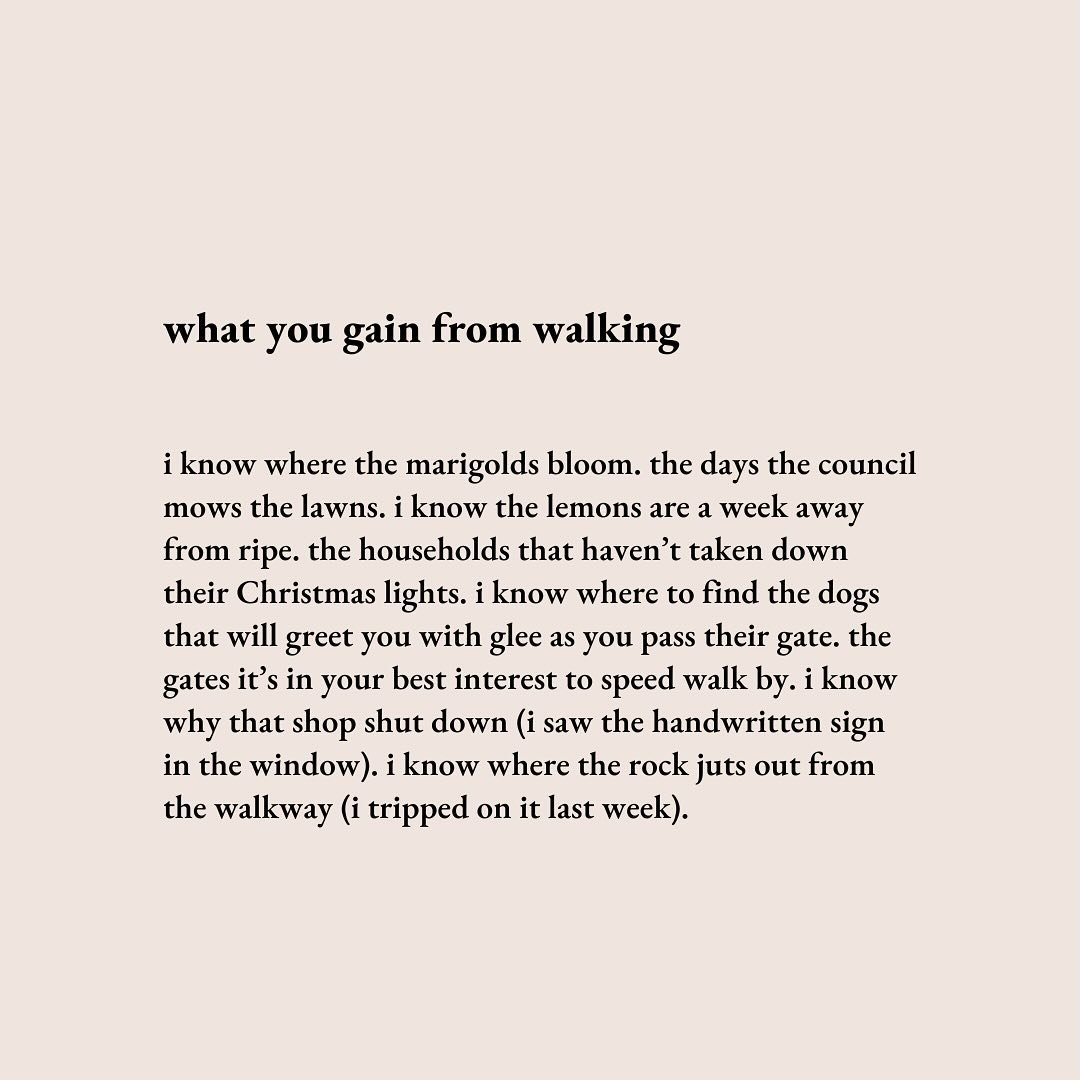 poem about going walkabouts 🫶🏼