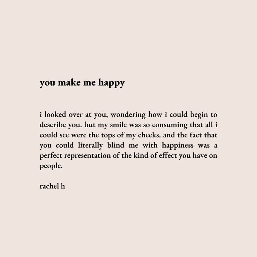 you make me happy anniversary poem