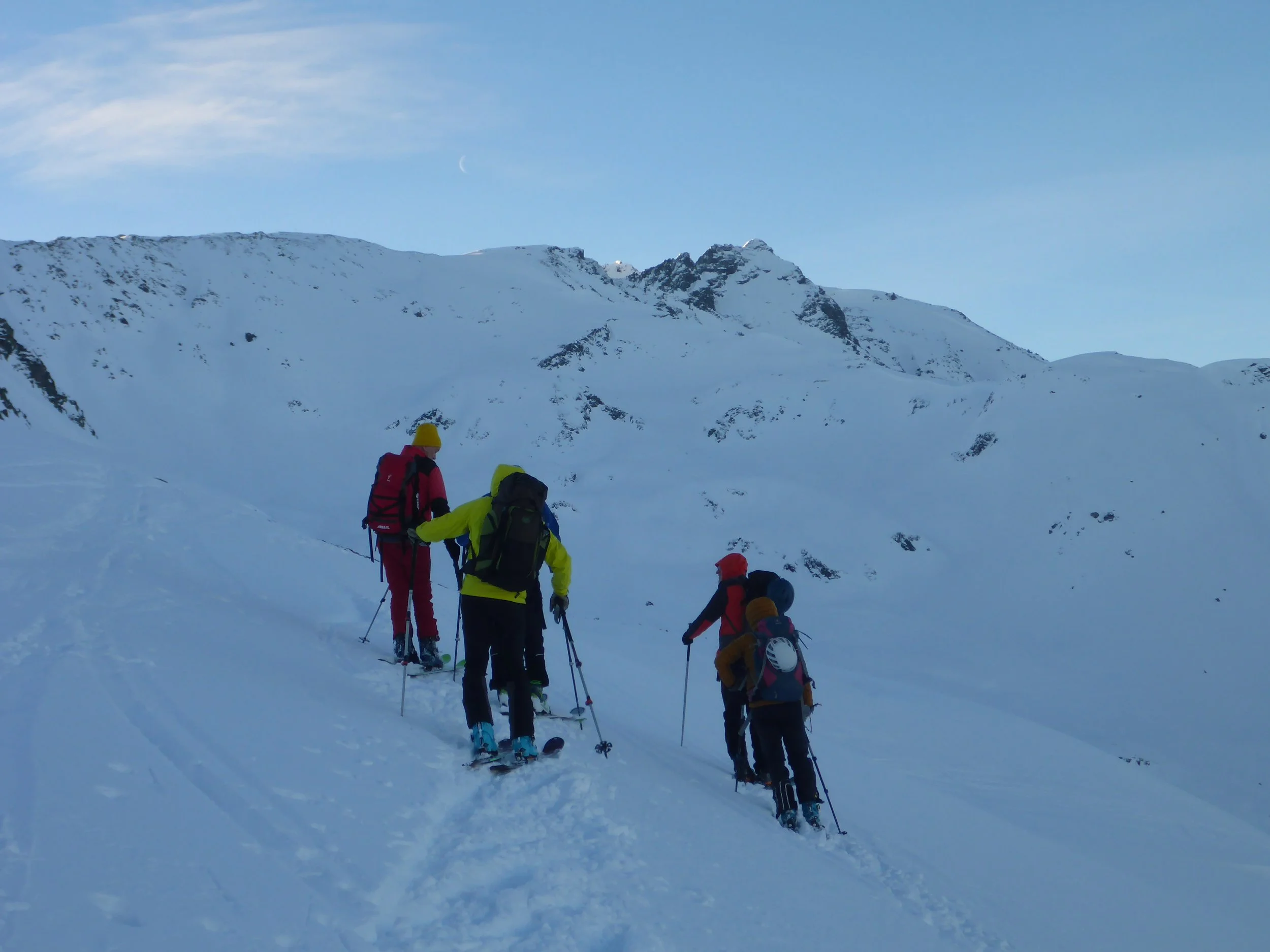 Nach der Hütte